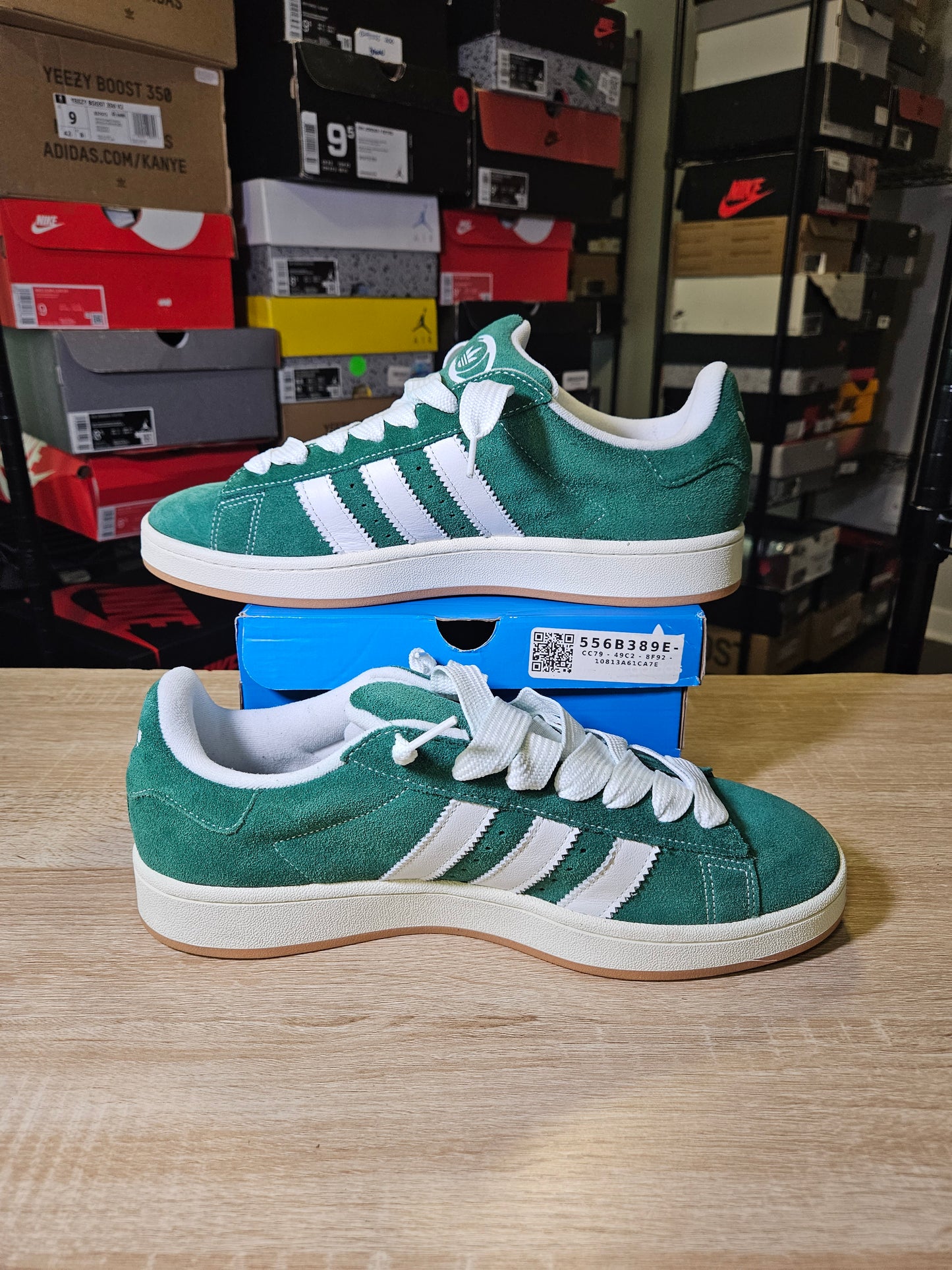 Size 12 - Campus 00s Dark Green Gum