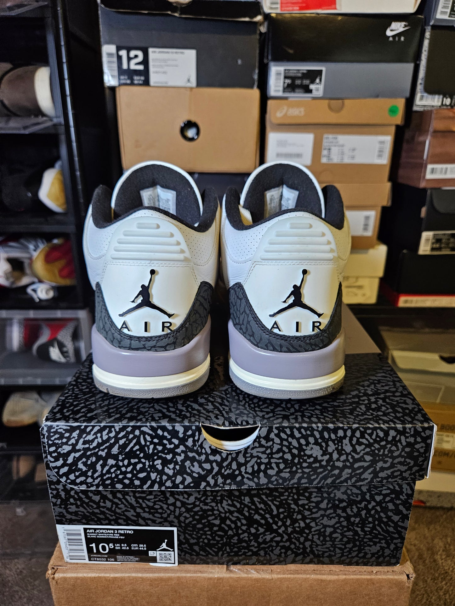Size 10.5 - AJ 3 Retro Cement Grey
