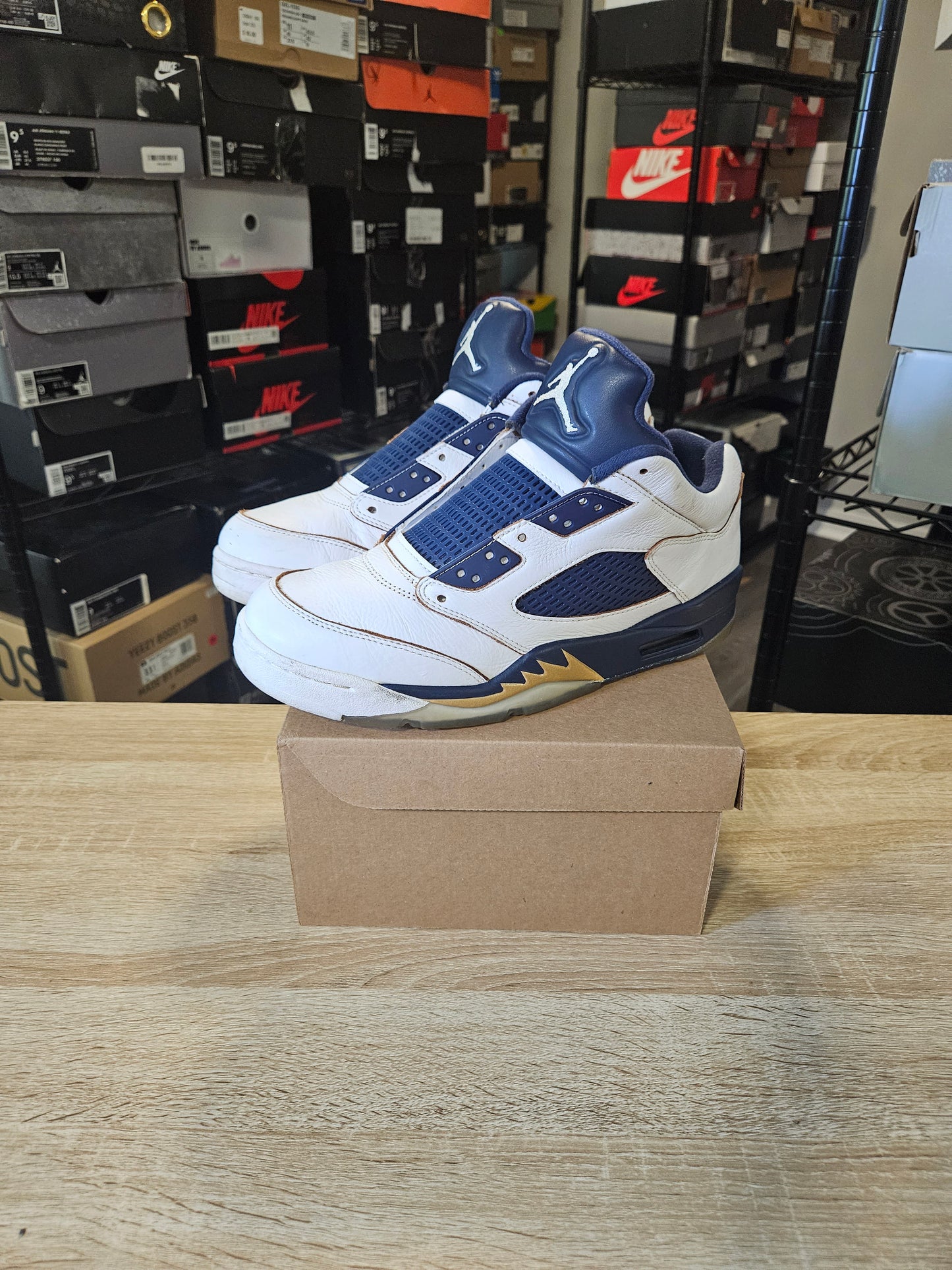 Size 9.5 - AJ 5 Retro Low Dunk From Above