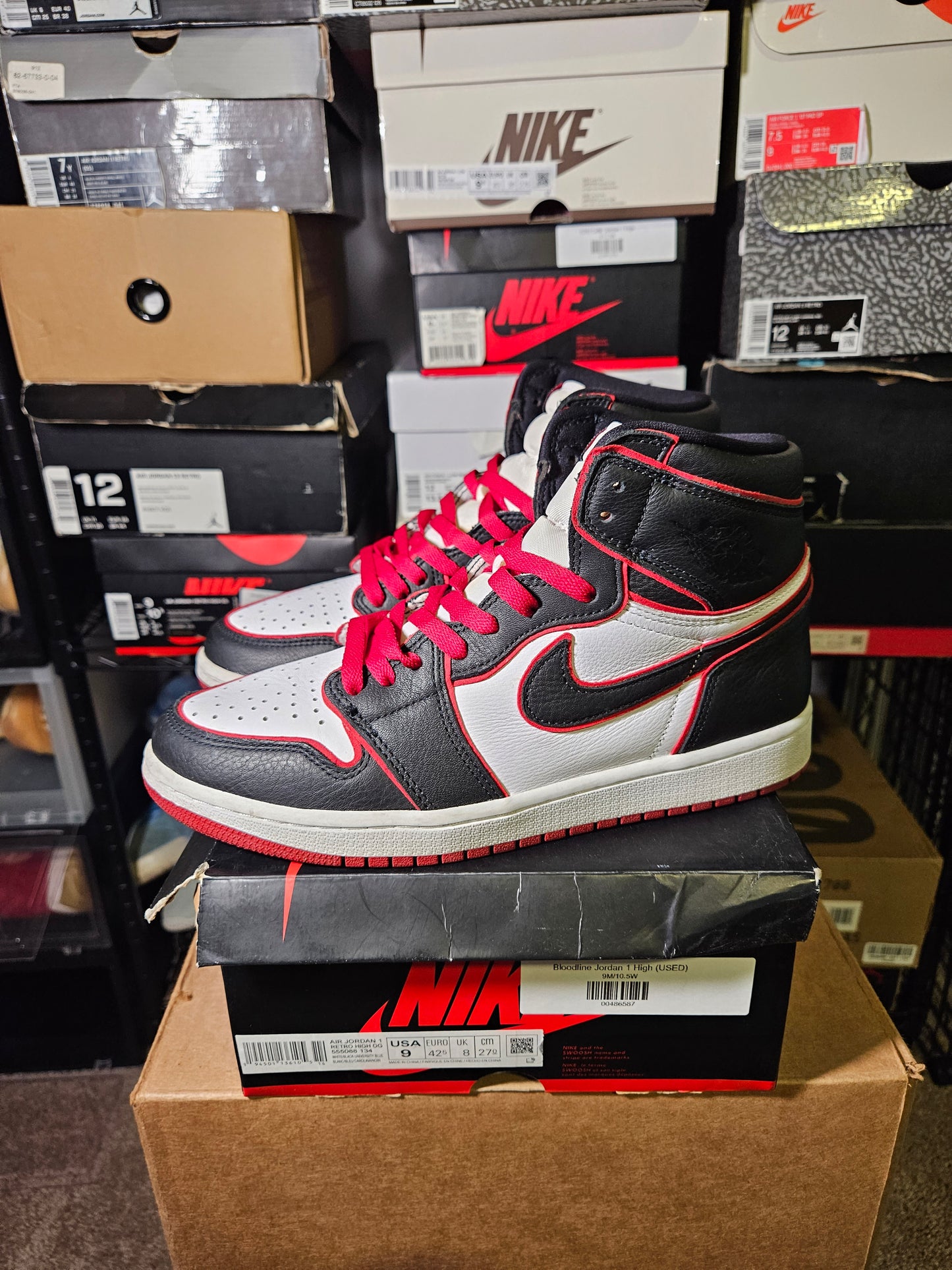 Size 9 - AJ 1 Retro High OG Bloodline 2019