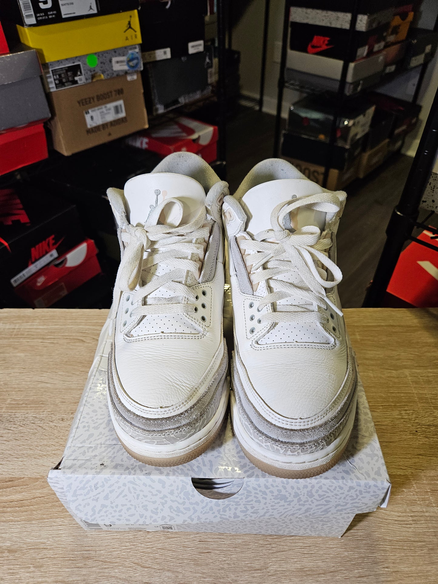 Size 9.5 - AJ 3 Retro SE Craft Ivory