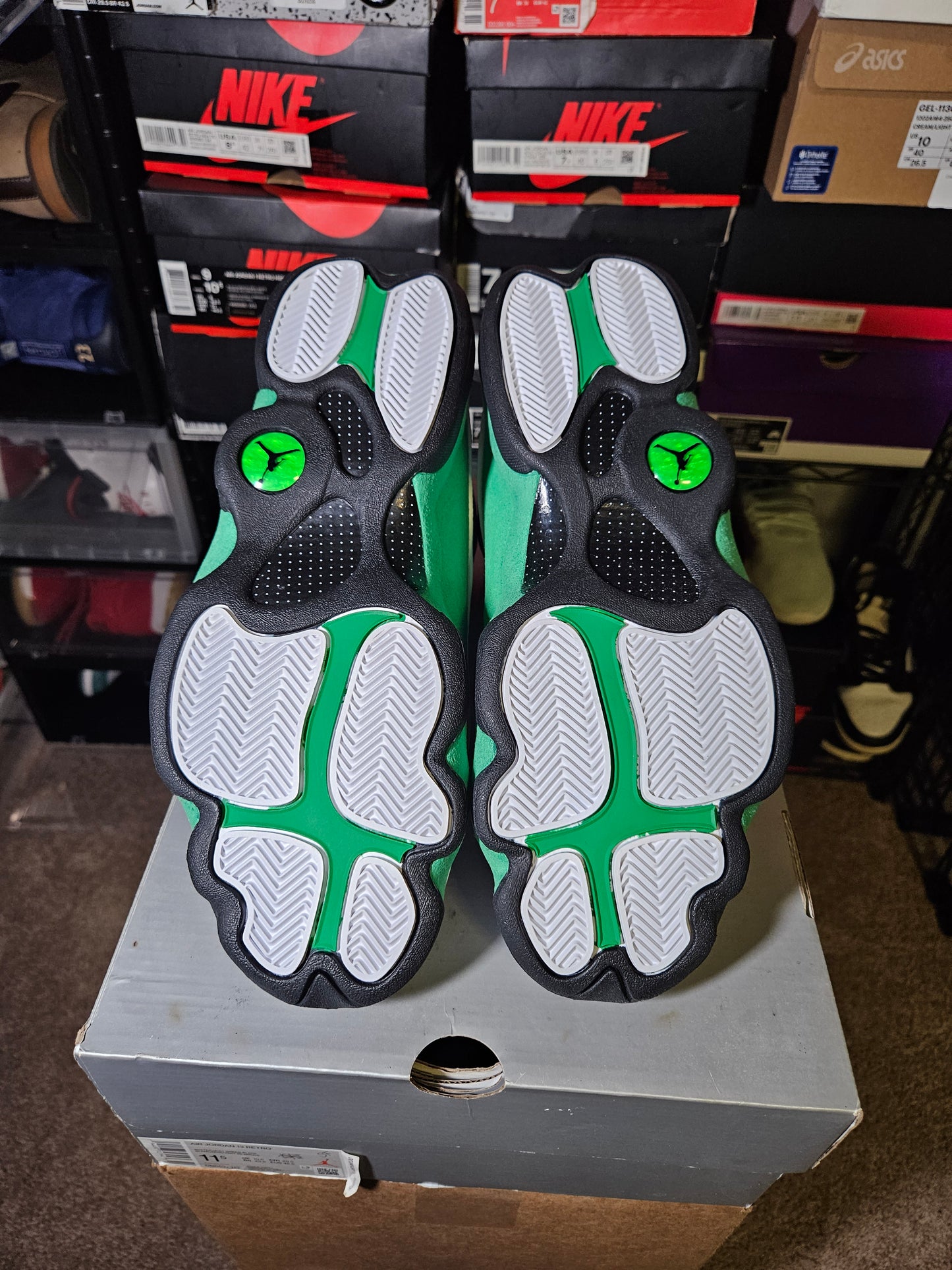 Size 11.5 - AJ 13 Retro Lucky Green