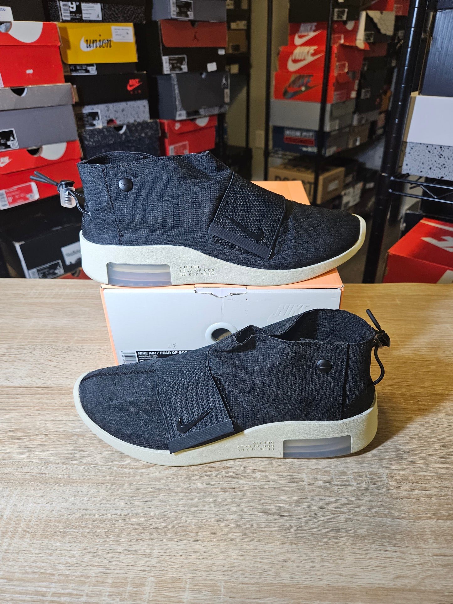 Size 9 - Air Fear Of God Moc Black