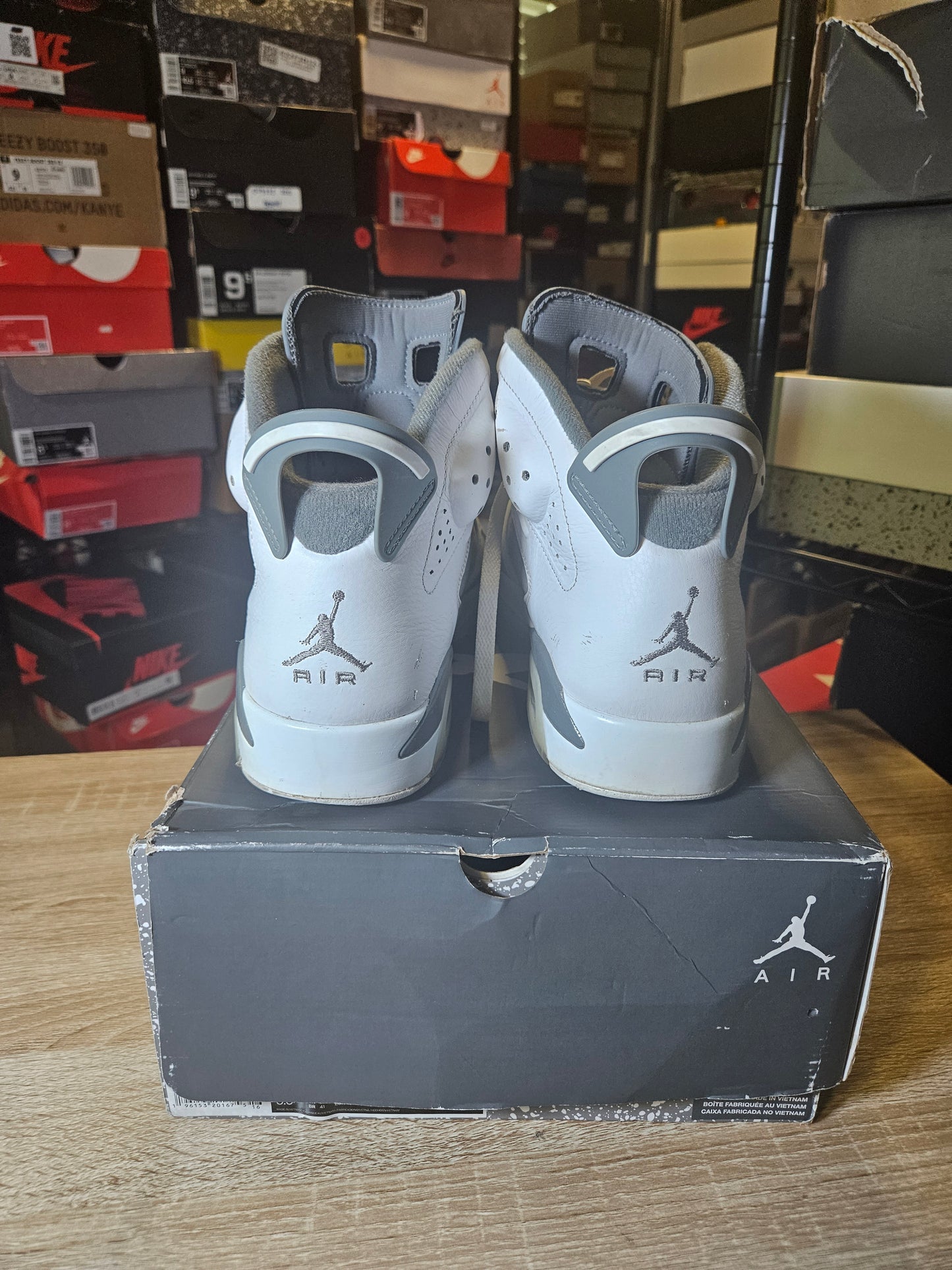 Size 9.5 - AJ 6 Retro Low Cool Grey