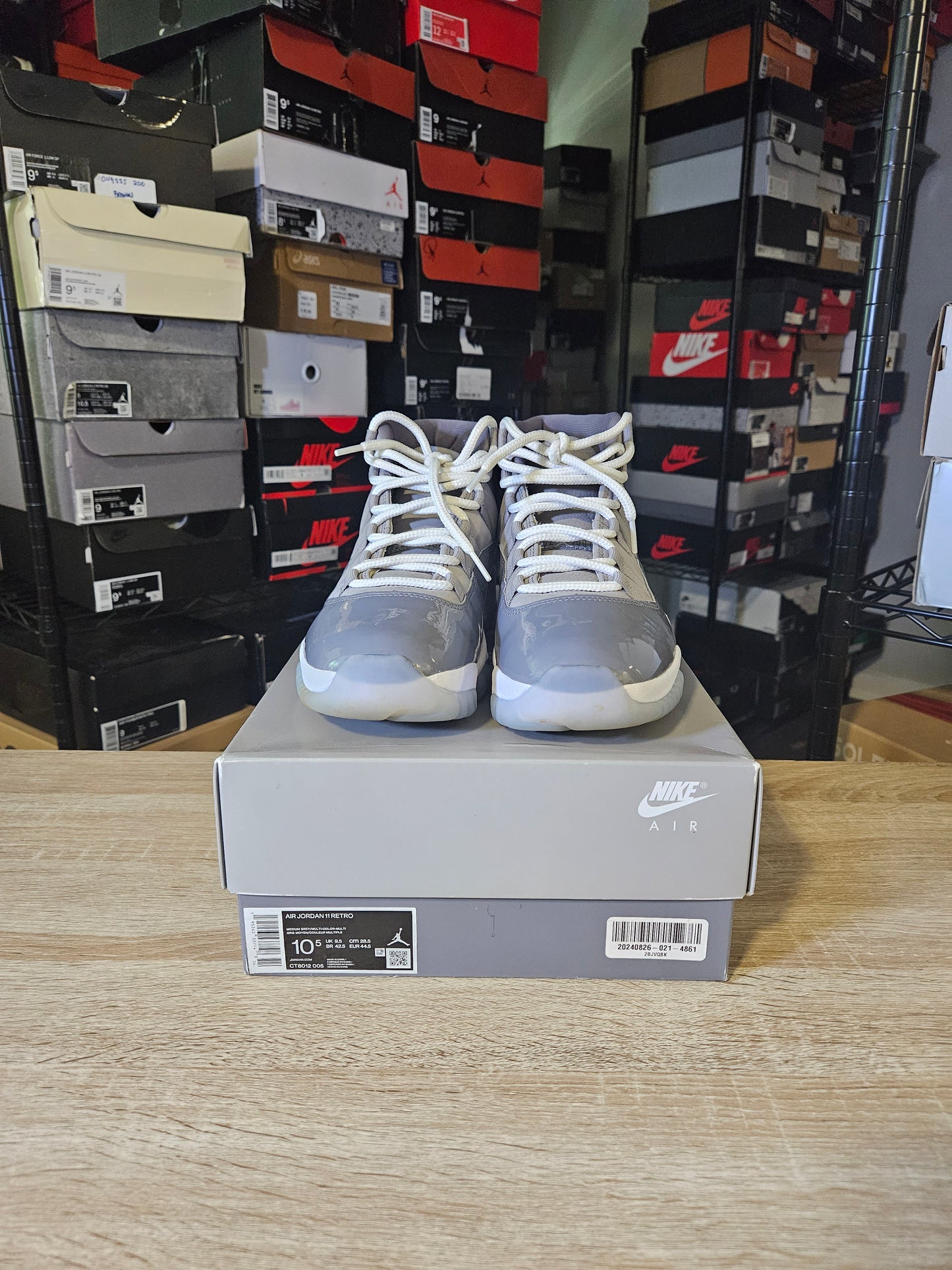 Size 10.5 - AJ 11 Retro High Cool Grey