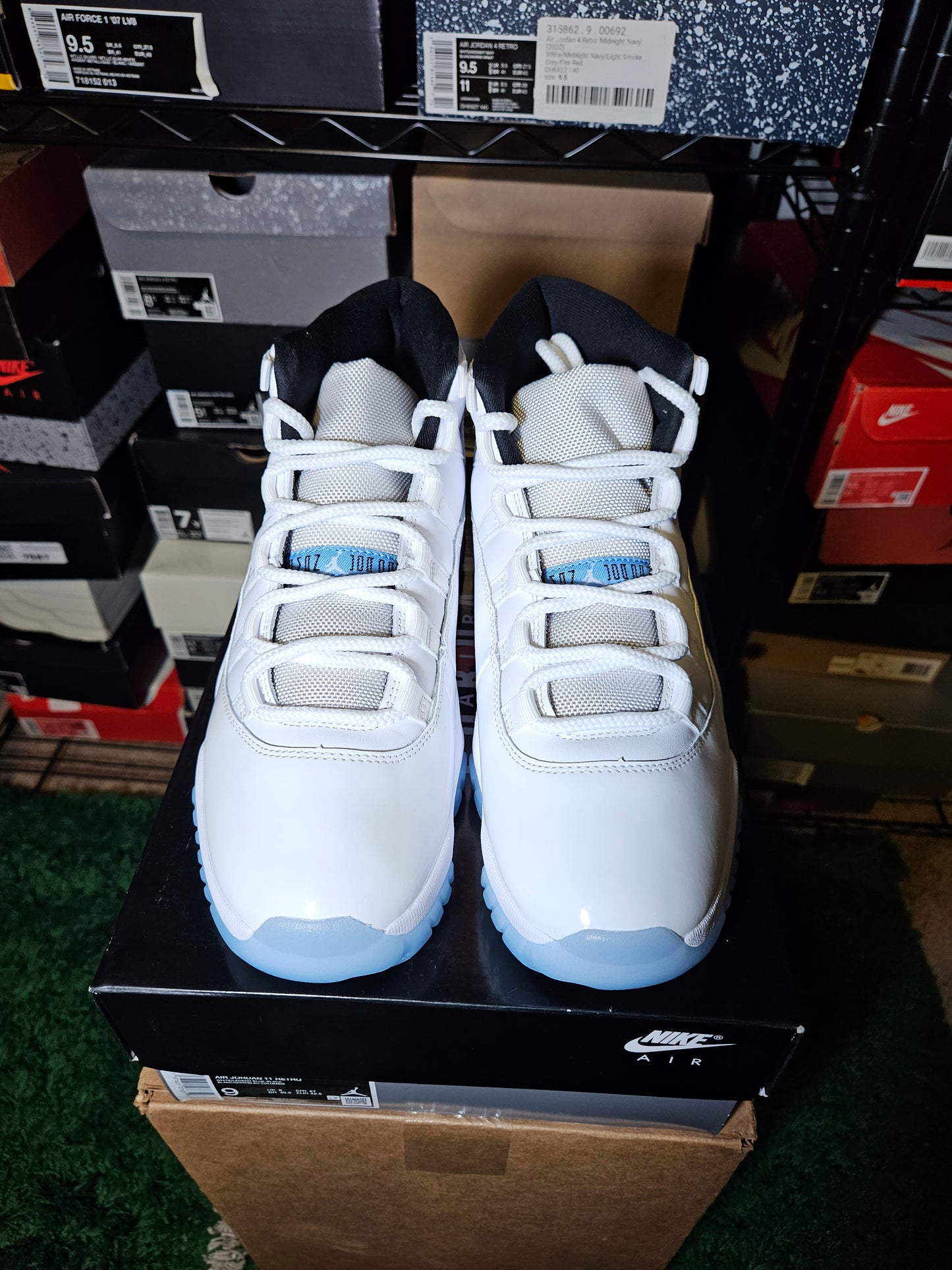 Size 9 - Air Jordan 11 Retro 2024 Legend Blue / Columbia