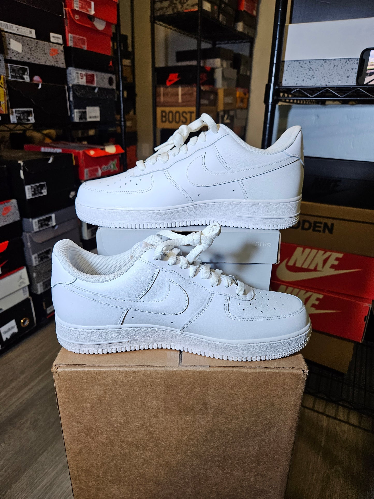 Size 10.5 - Air Force 1 '07 Low Triple White