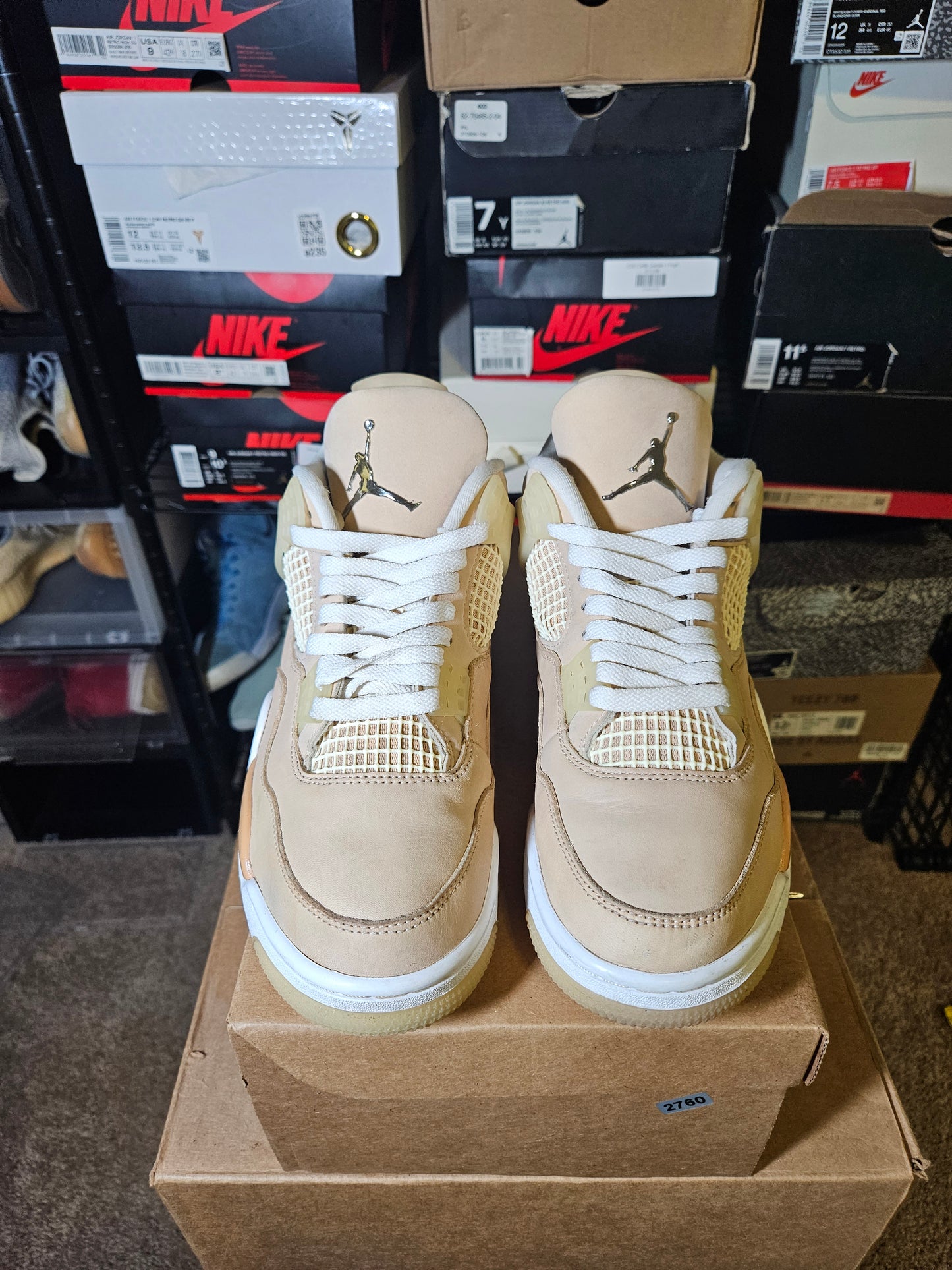 Size 9.5W/8M - AJ 4 Retro Shimmer