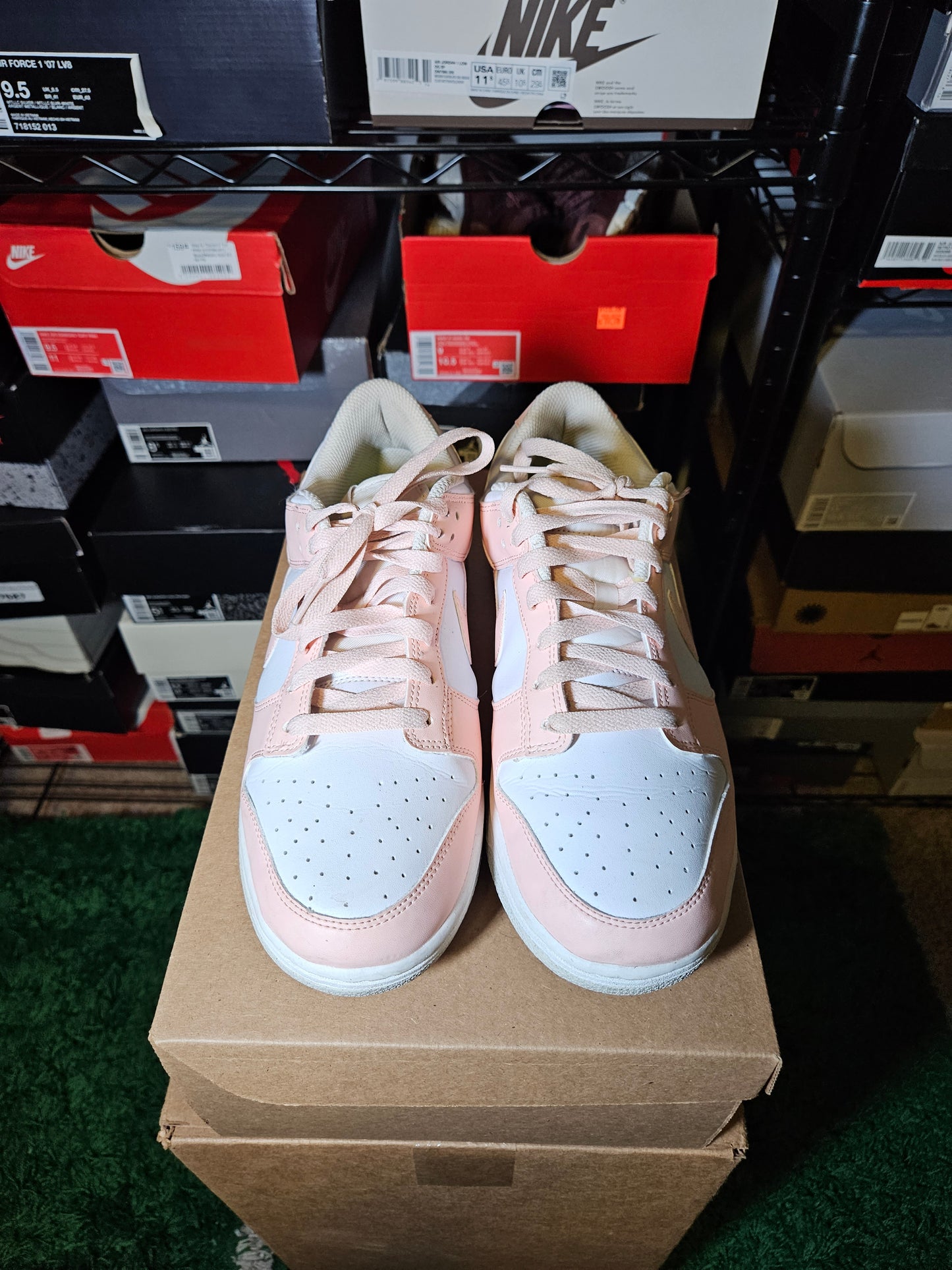 Size 10.5W/9M - Dunk Next Nature Low Pale Coral