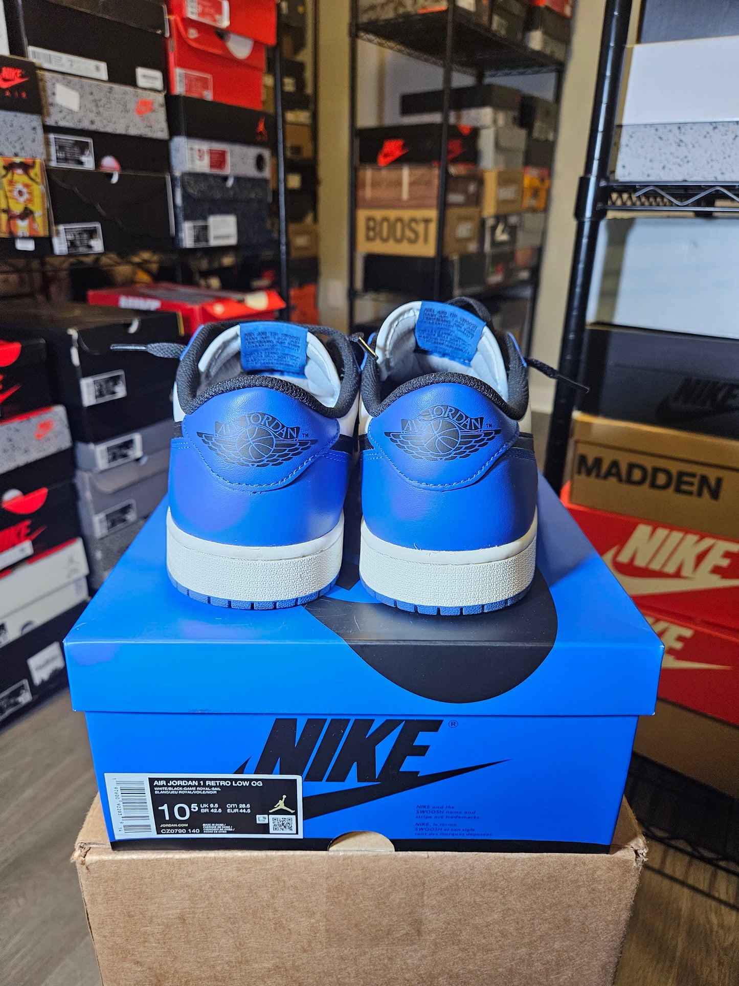 Size 10.5 - AJ 1 Retro OG Low Game Royal