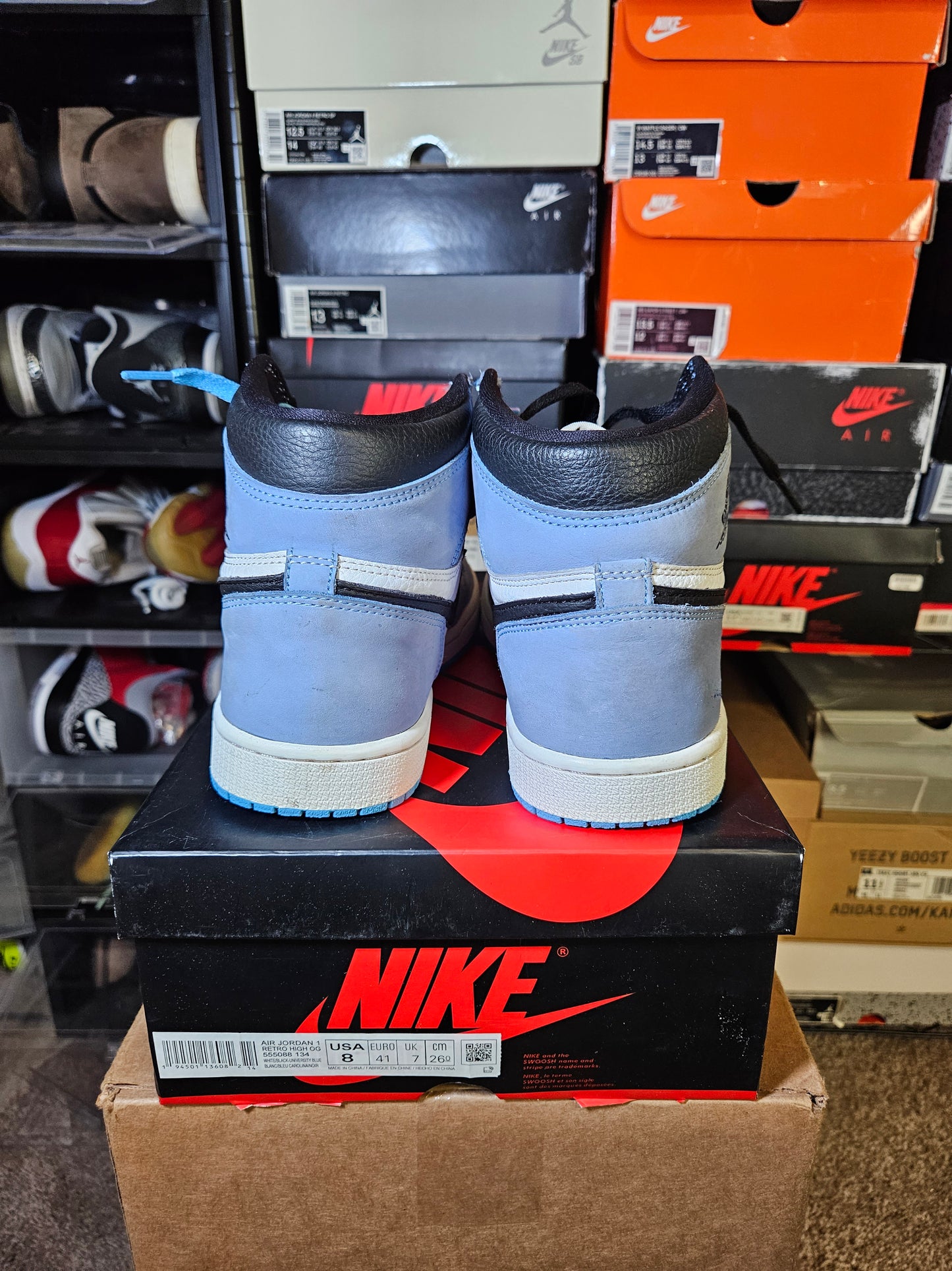 Size 8 - AJ 1 Retro OG High University Blue