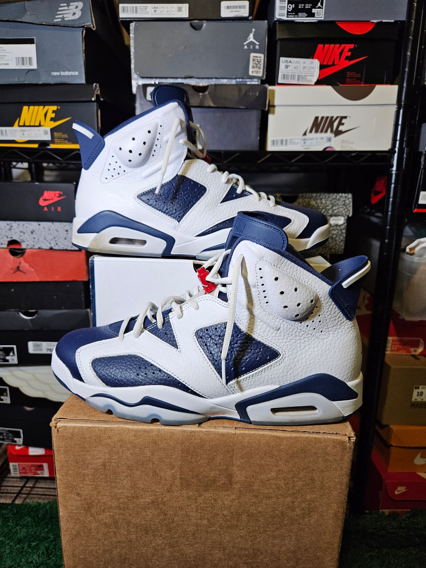 Size 12.5 - AJ 6 Retro 2024 Olympic