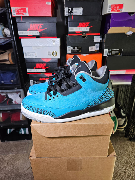 Size 9 - AJ 3 Powder Blue