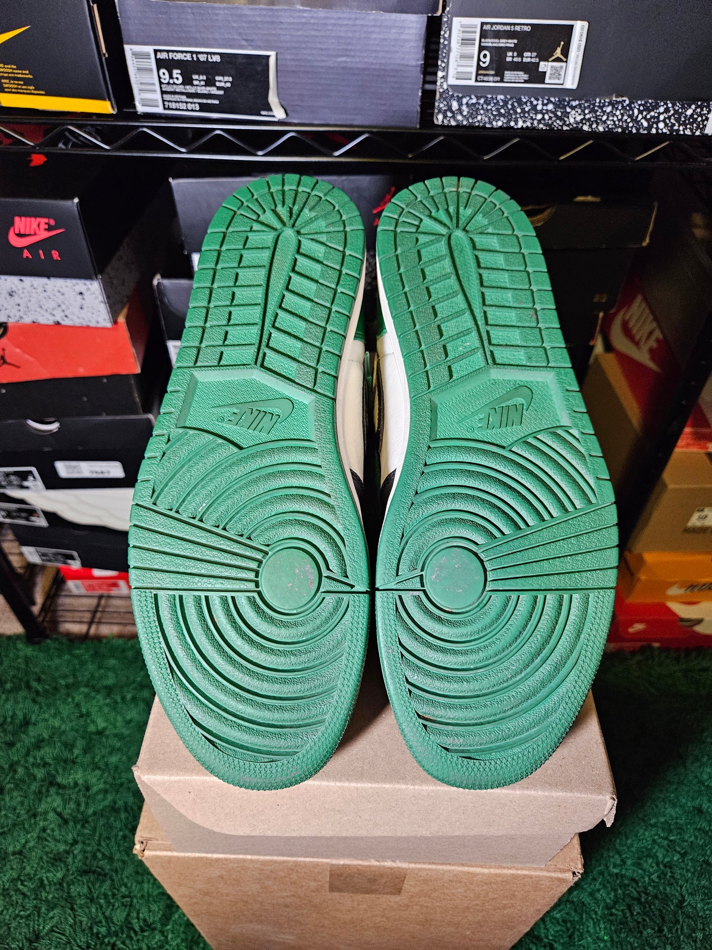 Size 11.5 - AJ 1 Retro High OG Pine Green 2018