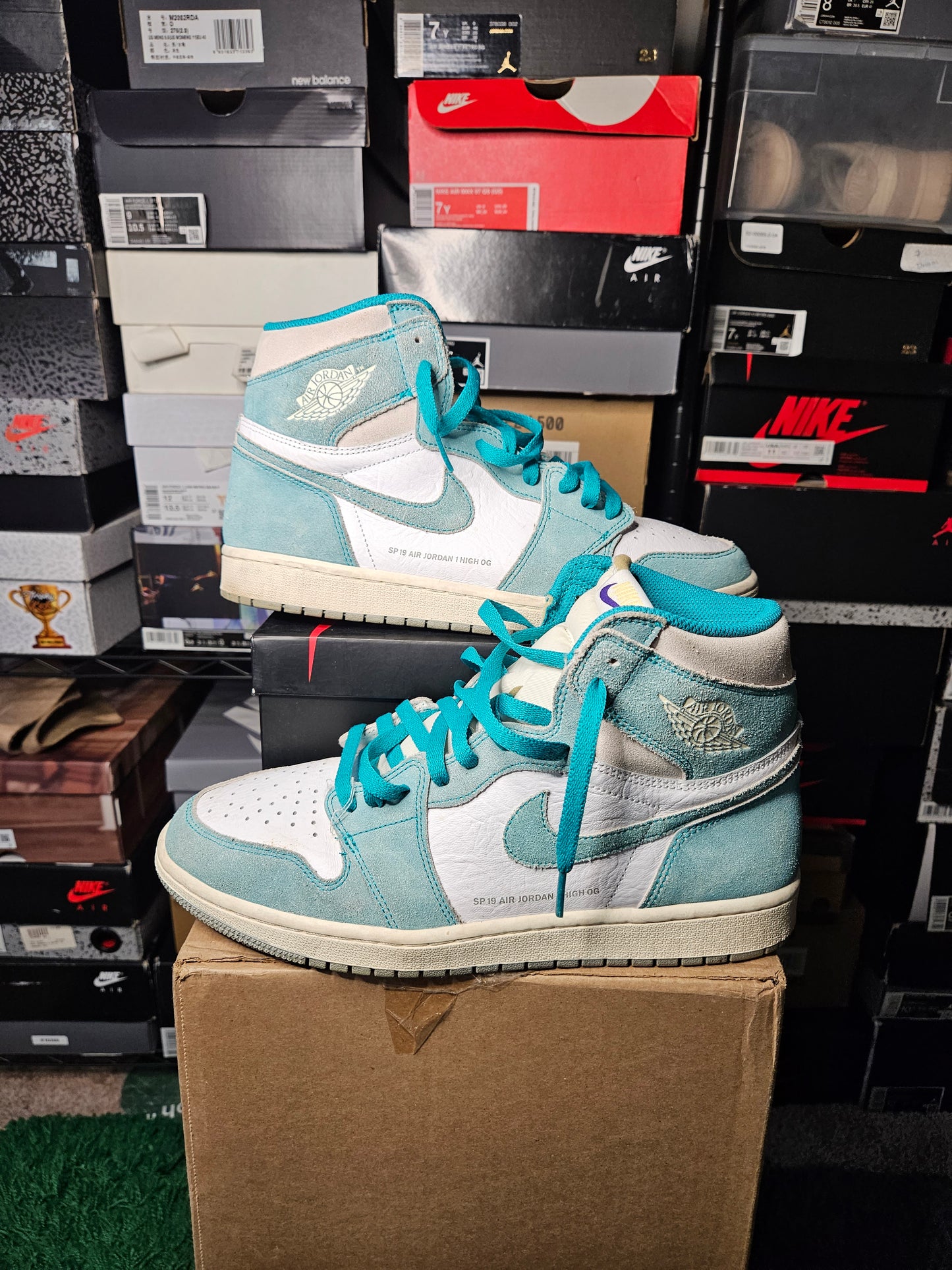 Size 11 - AJ 1 Retro OG High Turbo Green