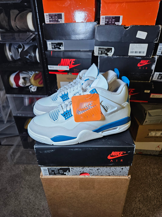 Size 10 - AJ 4 Retro 2024 Military Blue