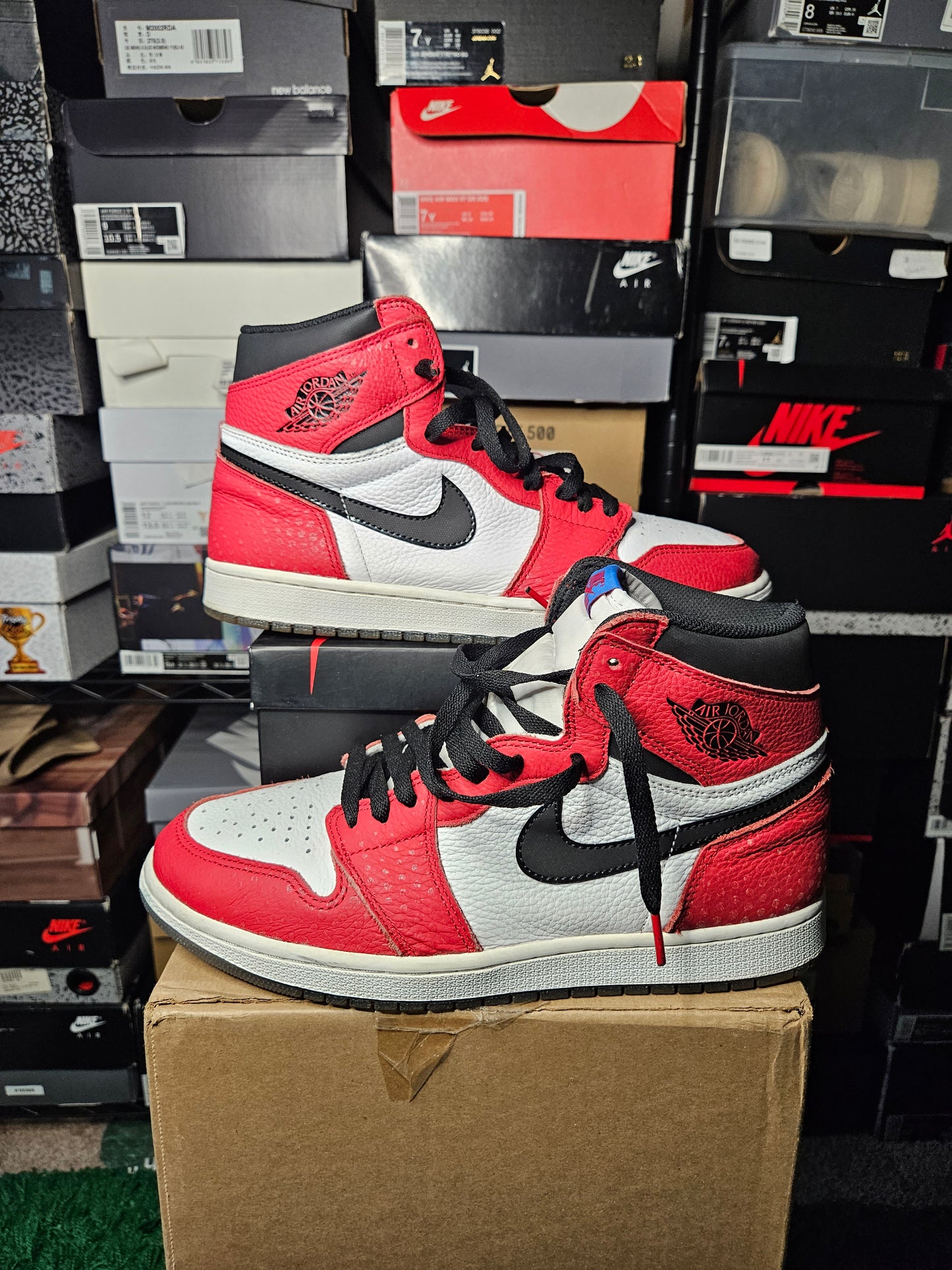 Size 11 - AJ 1 Origin Story Gym Red 2018