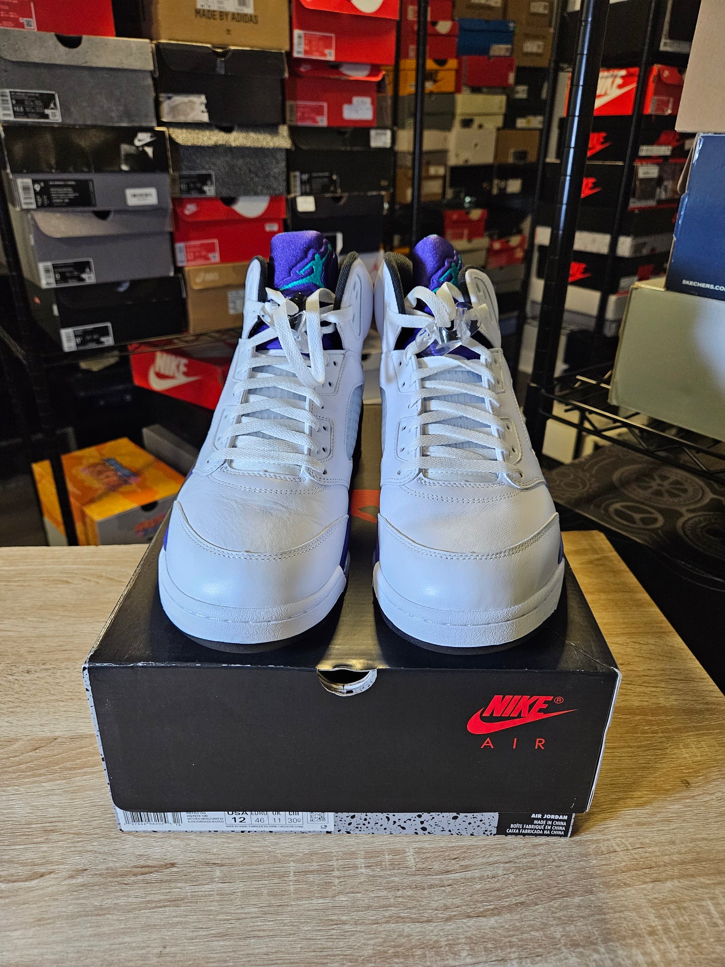Size 12 - AJ 5 Retro 2025 Grape