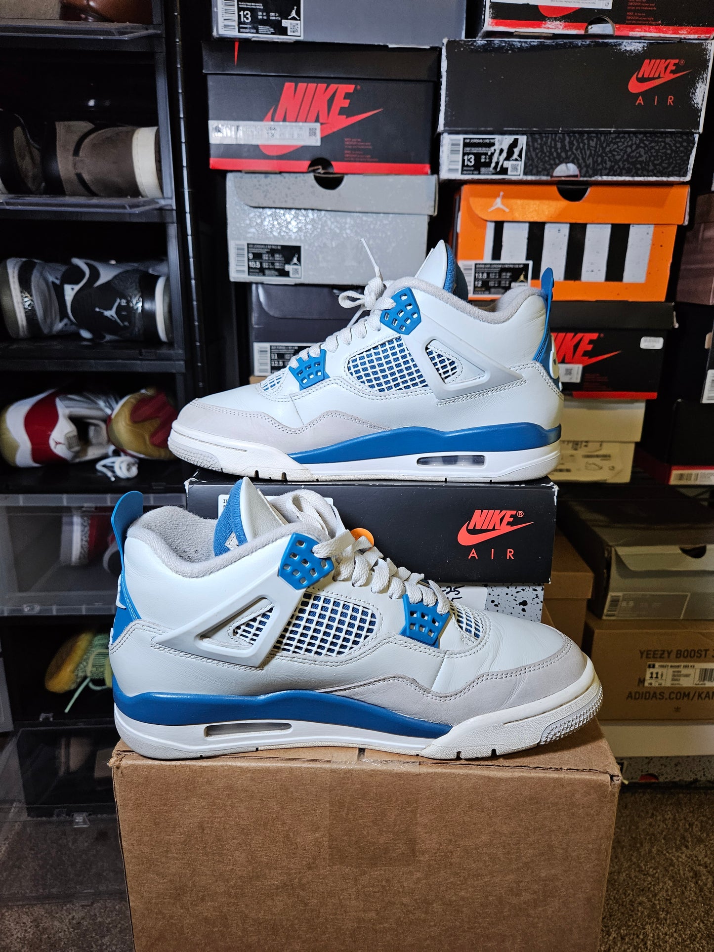 Size 8 - AJ 4 Retro 2024 Military Blue