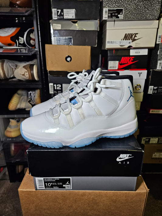Size 10.5 - AJ 11 Retro 2024 Legend Blue / Columbia