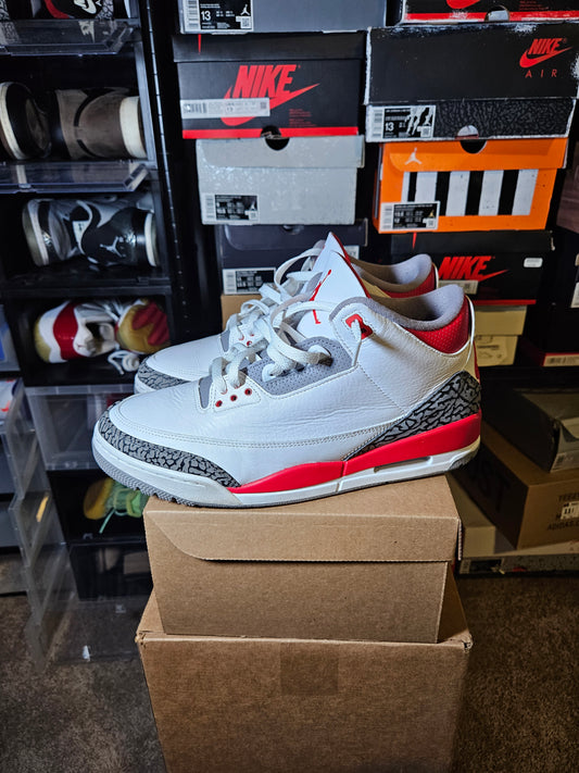 Size 11.5 - AJ 3 Retro Mid Fire Red