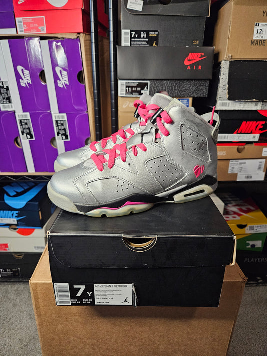 Size 7 (GS) - AJ 6 Retro Mid Valentines Day