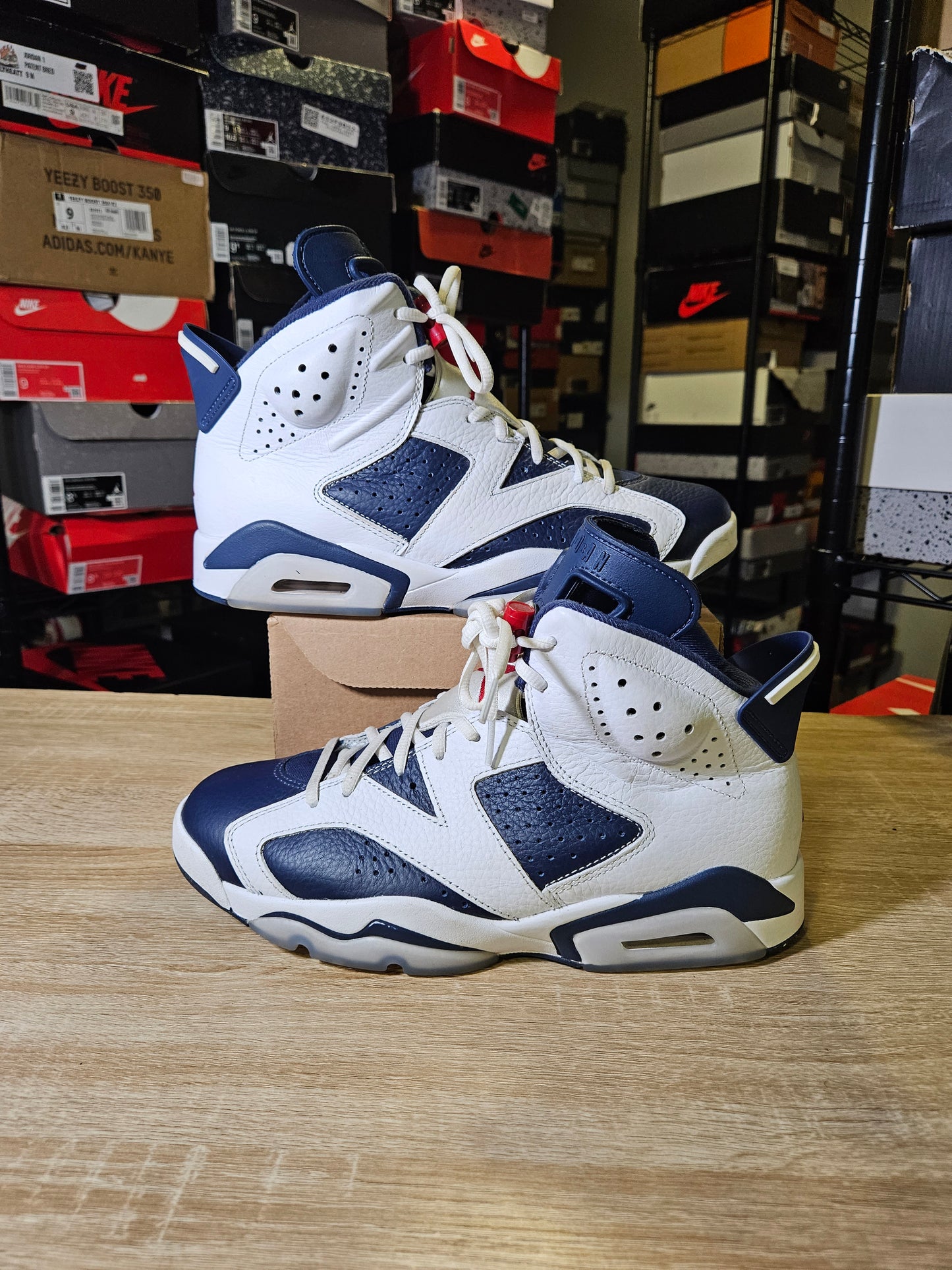 Size 9.5 - AJ 6 Retro 2024 Olympic