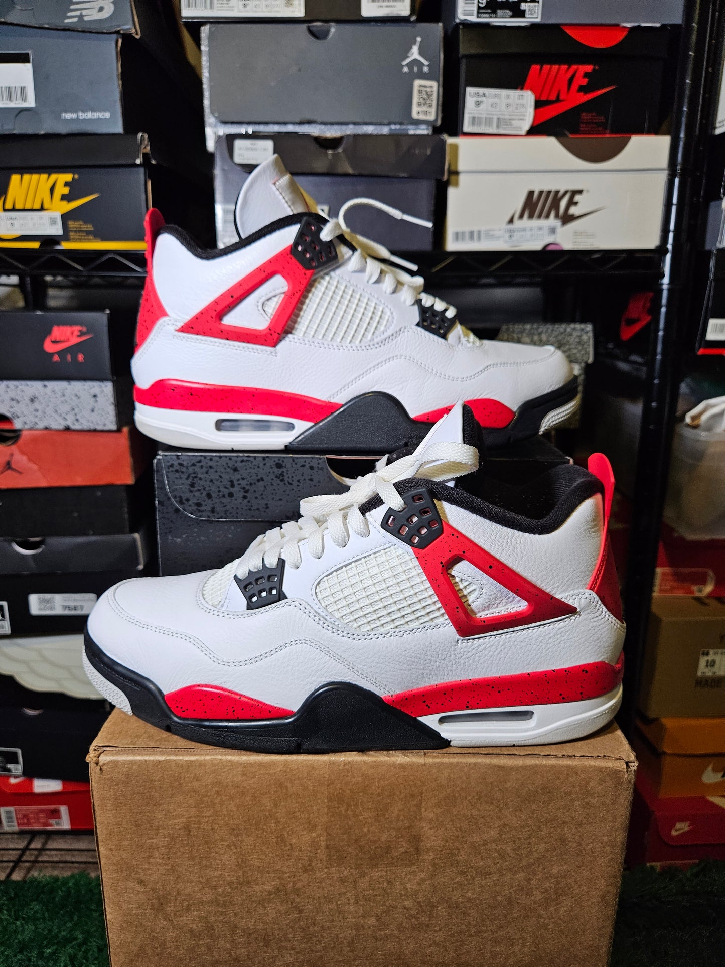 Size 11 - AJ 4 Retro Mid Red Cement