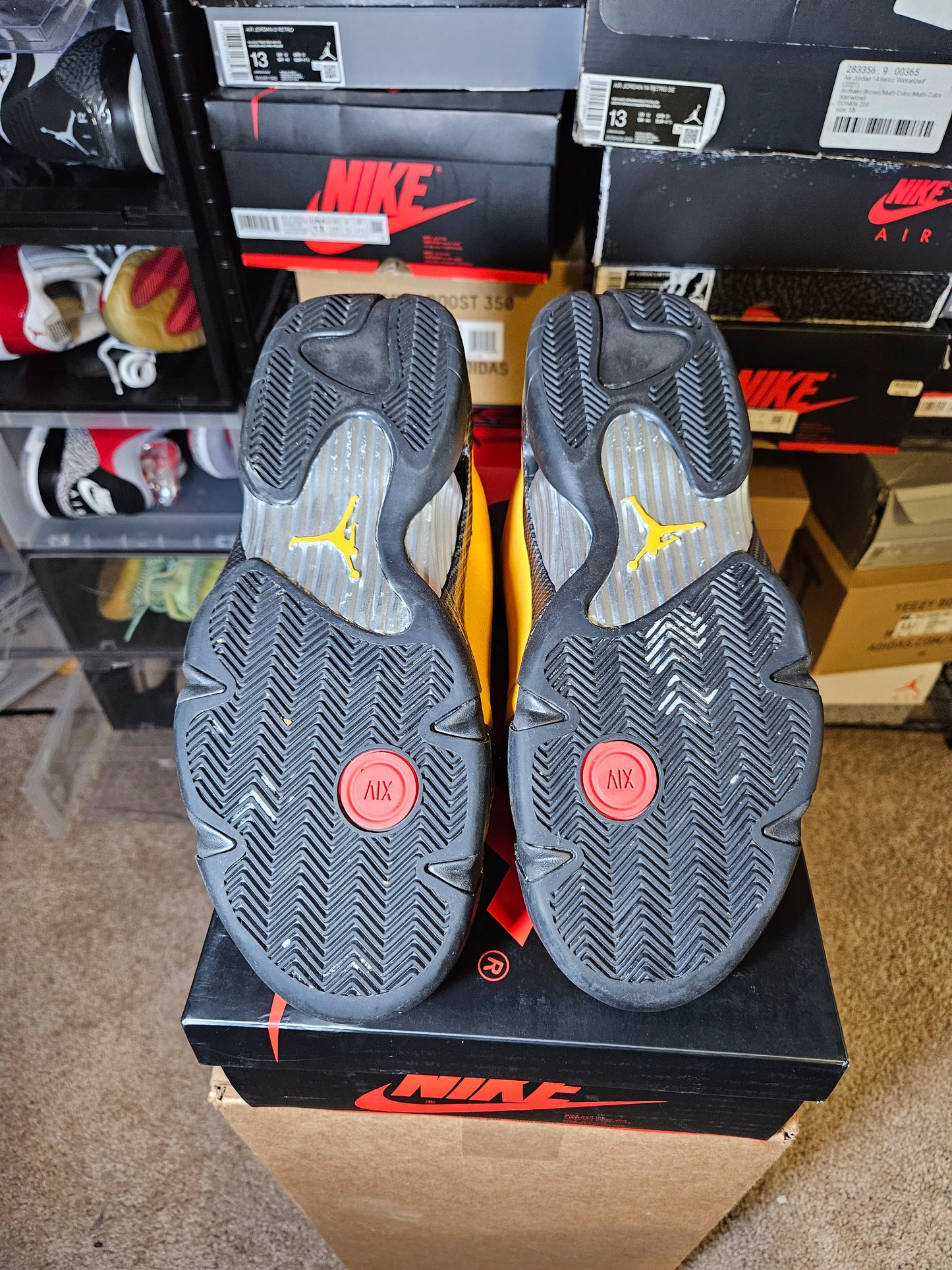 Size 10.5 - AJ 14 Retro Reverse Ferrari