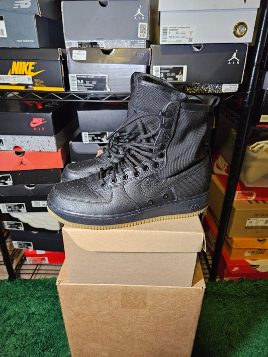 Size 9.5 - SF Air Force 1 Black Gum