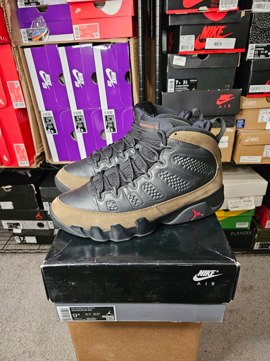 Size 9.5 - AJ 9 Retro 2024 Olive