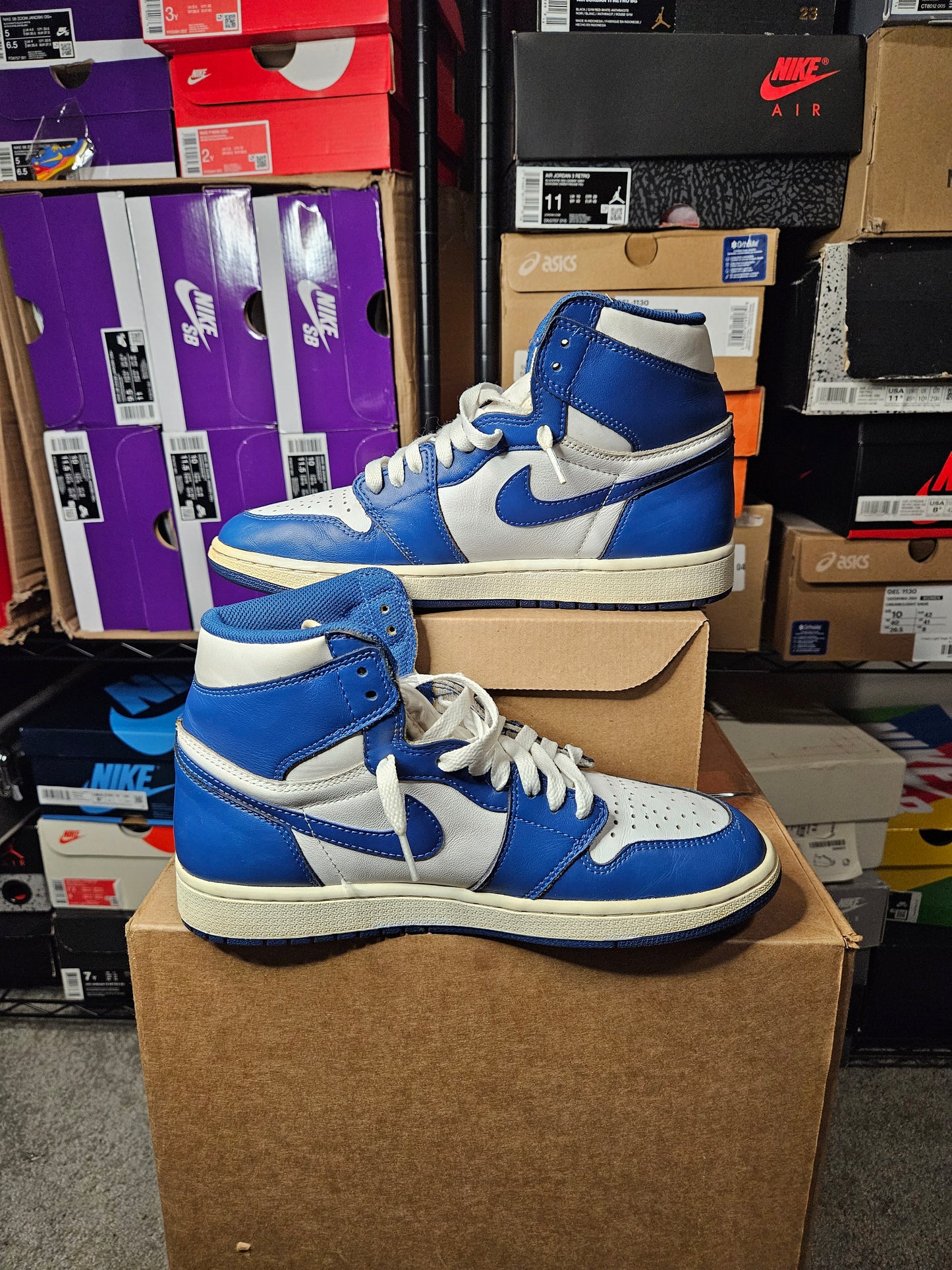 Size 8.5 - AJ 1 Retro High OG Storm Blue 2016