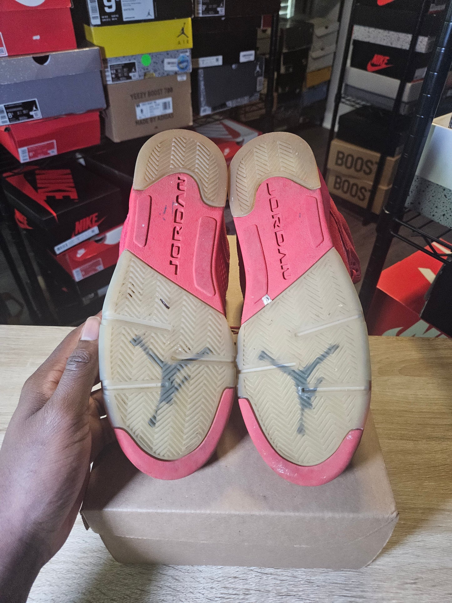 Size 7 - AJ 5 Retro Red Suede