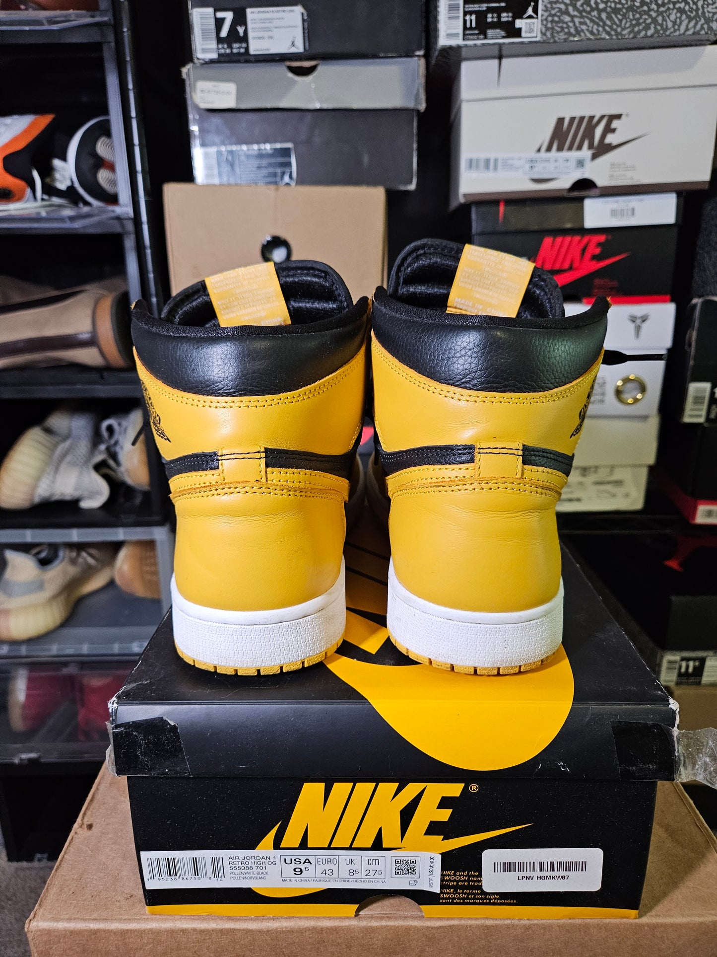 Size 9.5 - AJ 1 Retro OG High Pollen