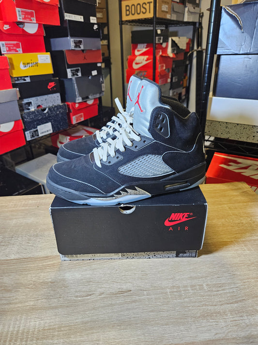 Size 12.5 - AJ 5 Retro OG Black Metallic Reimagined