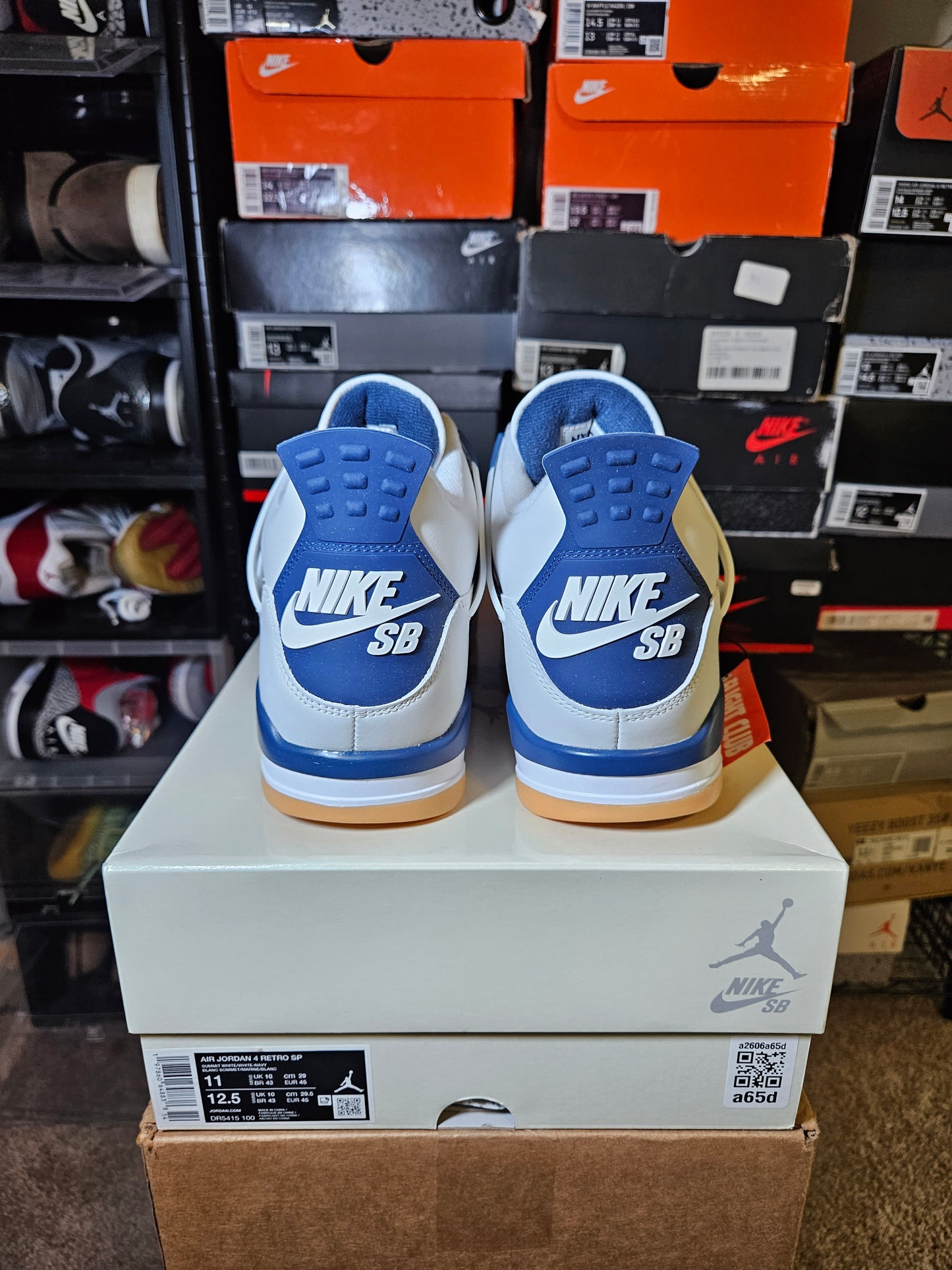 Size 11 - AJ 4 SB Navy