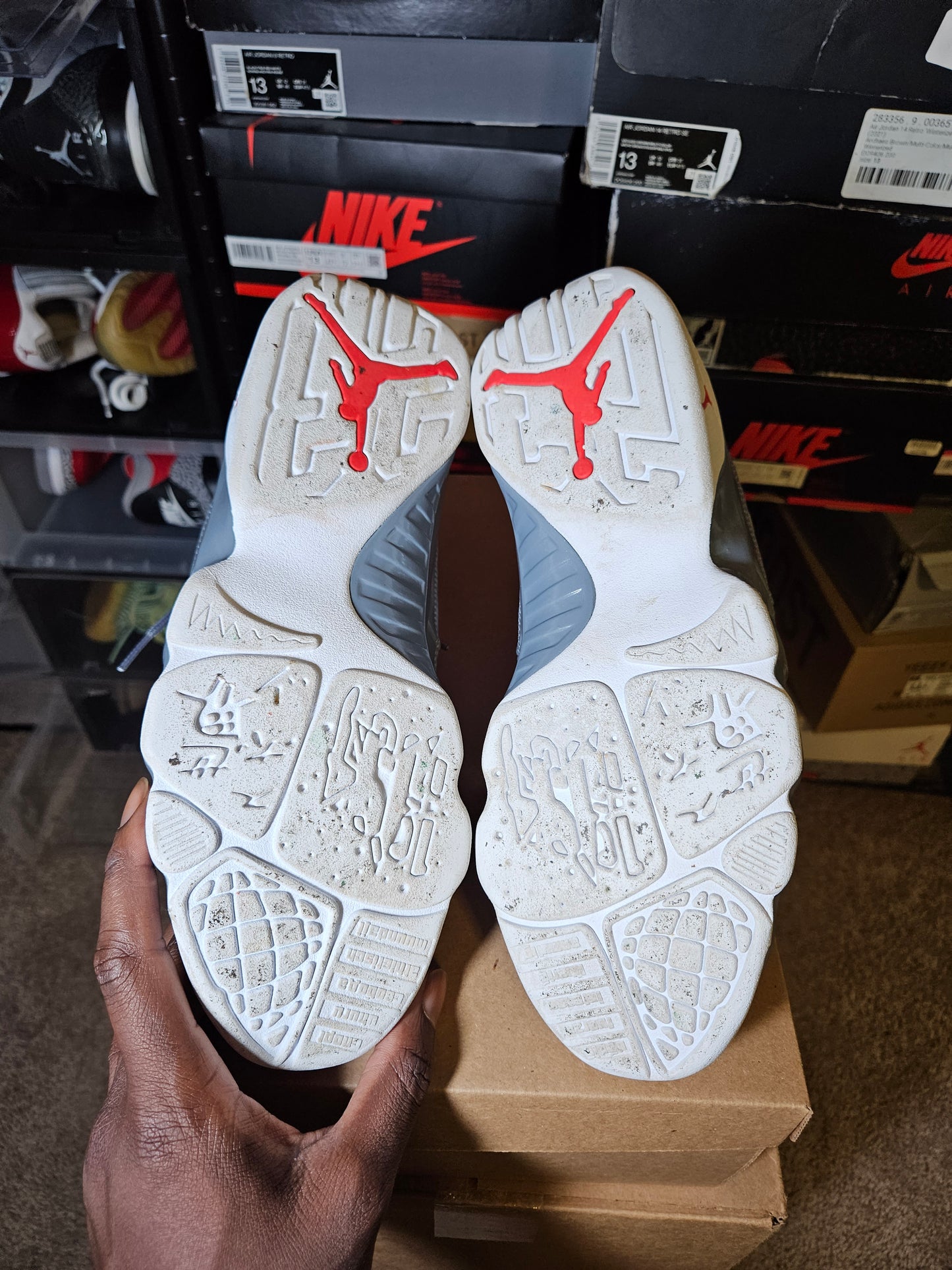Size 9 - AJ 9 Retro Mid Fire Red
