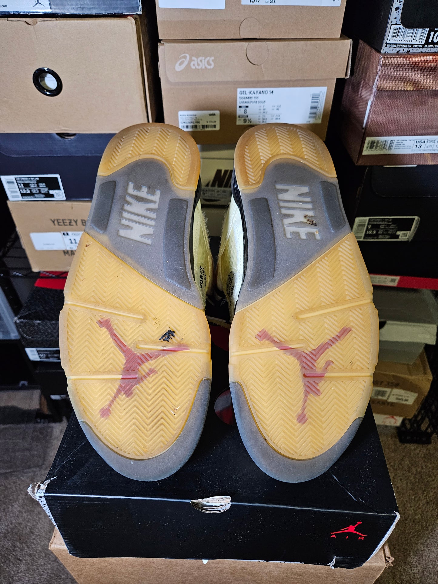 Size 12 - AJ 5 Off White Sail