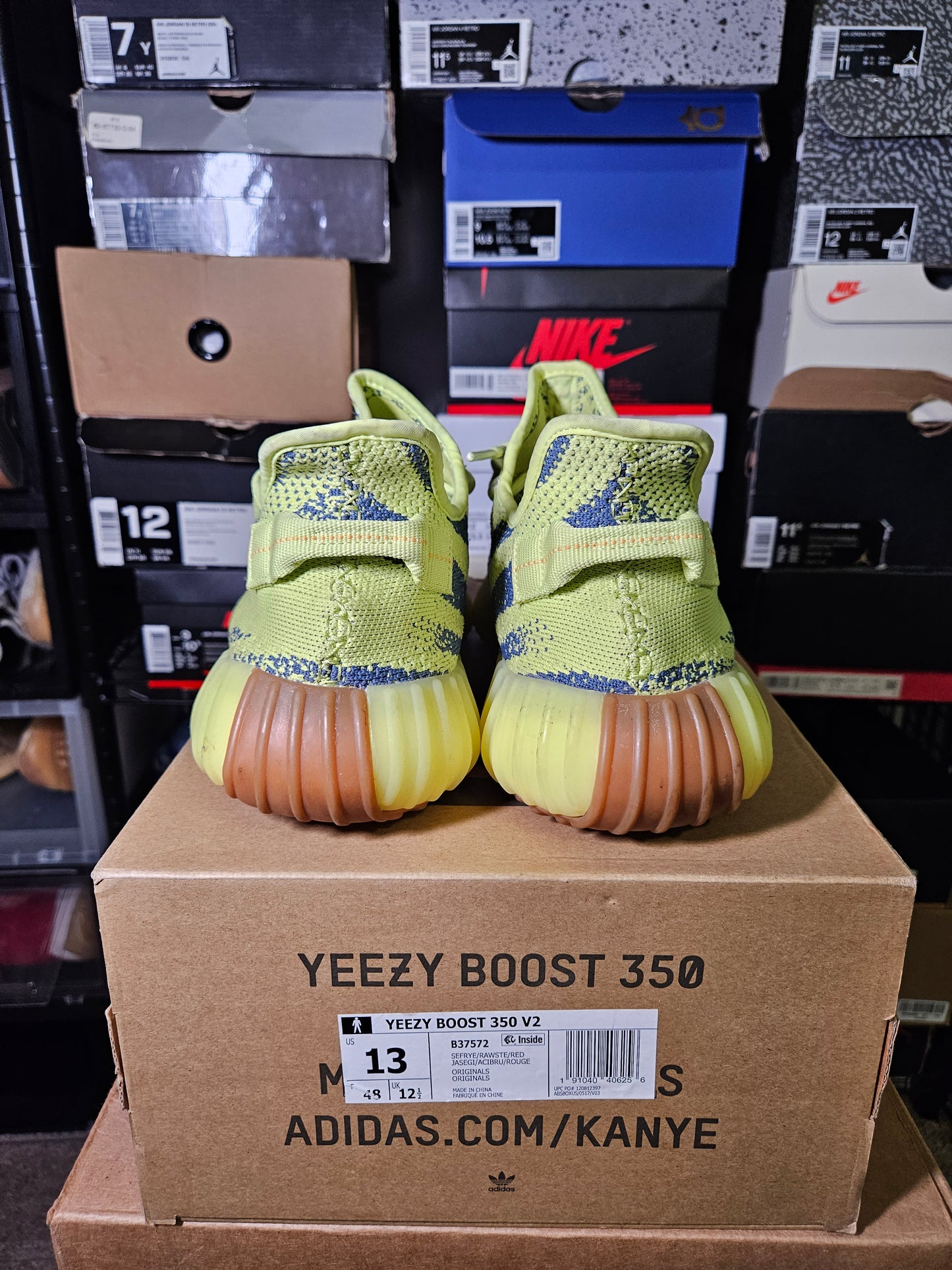 Size 13 - YZY Boost 350 V2 Low Semi Frozen Yellow