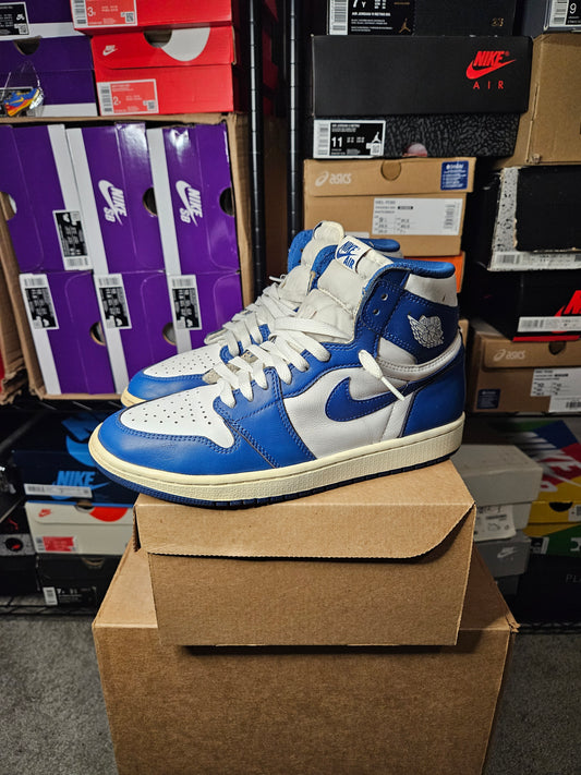 Size 8.5 - AJ 1 Retro High OG Storm Blue 2016