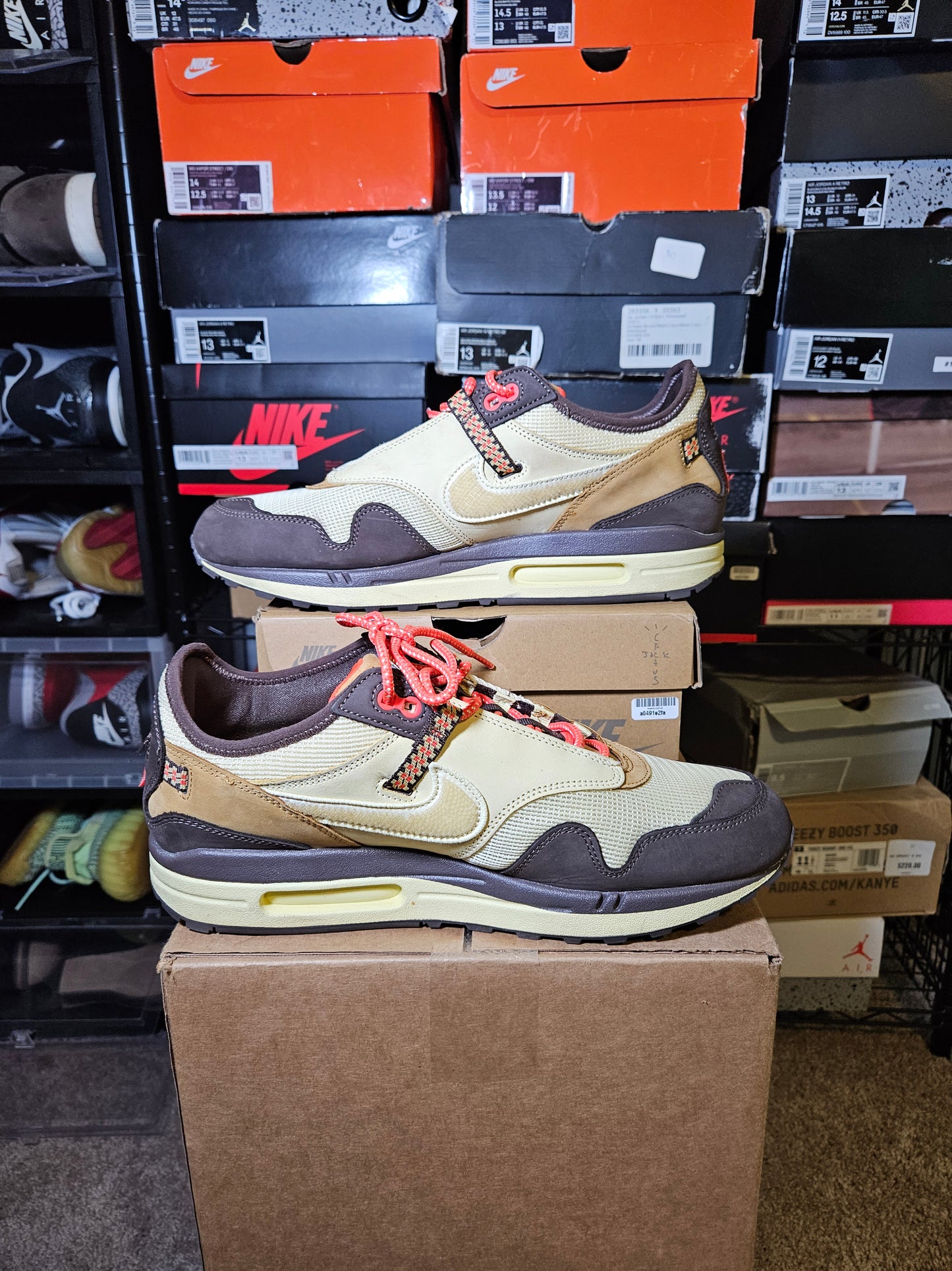 Size 12 - Air Max 1 x Travis Scott Low Baroque Brown