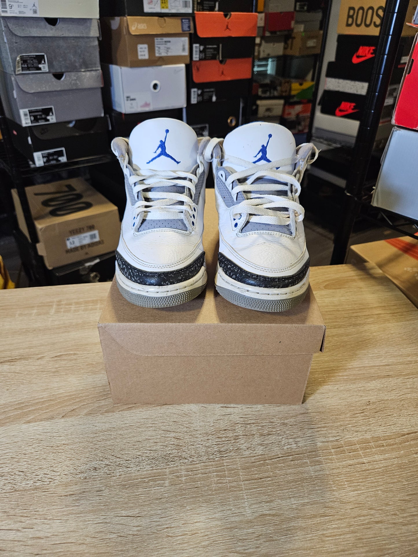Size 8.5 - AJ 3 Retro Mid Racer Blue