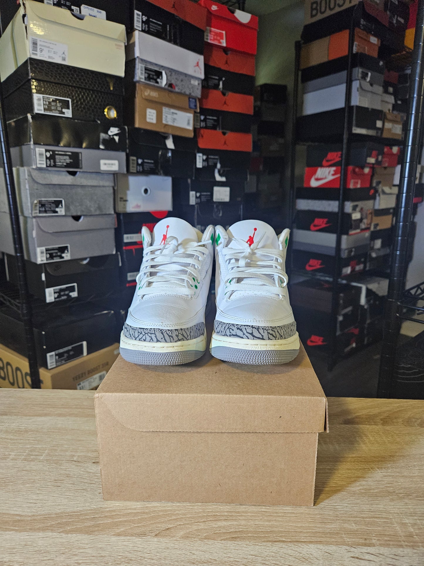 Size 9.5 - Air Jordan 3 Retro Lucky Green