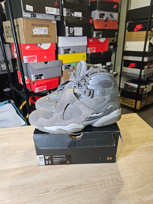 Size 9.5 - AJ 8 Retro Cool Grey