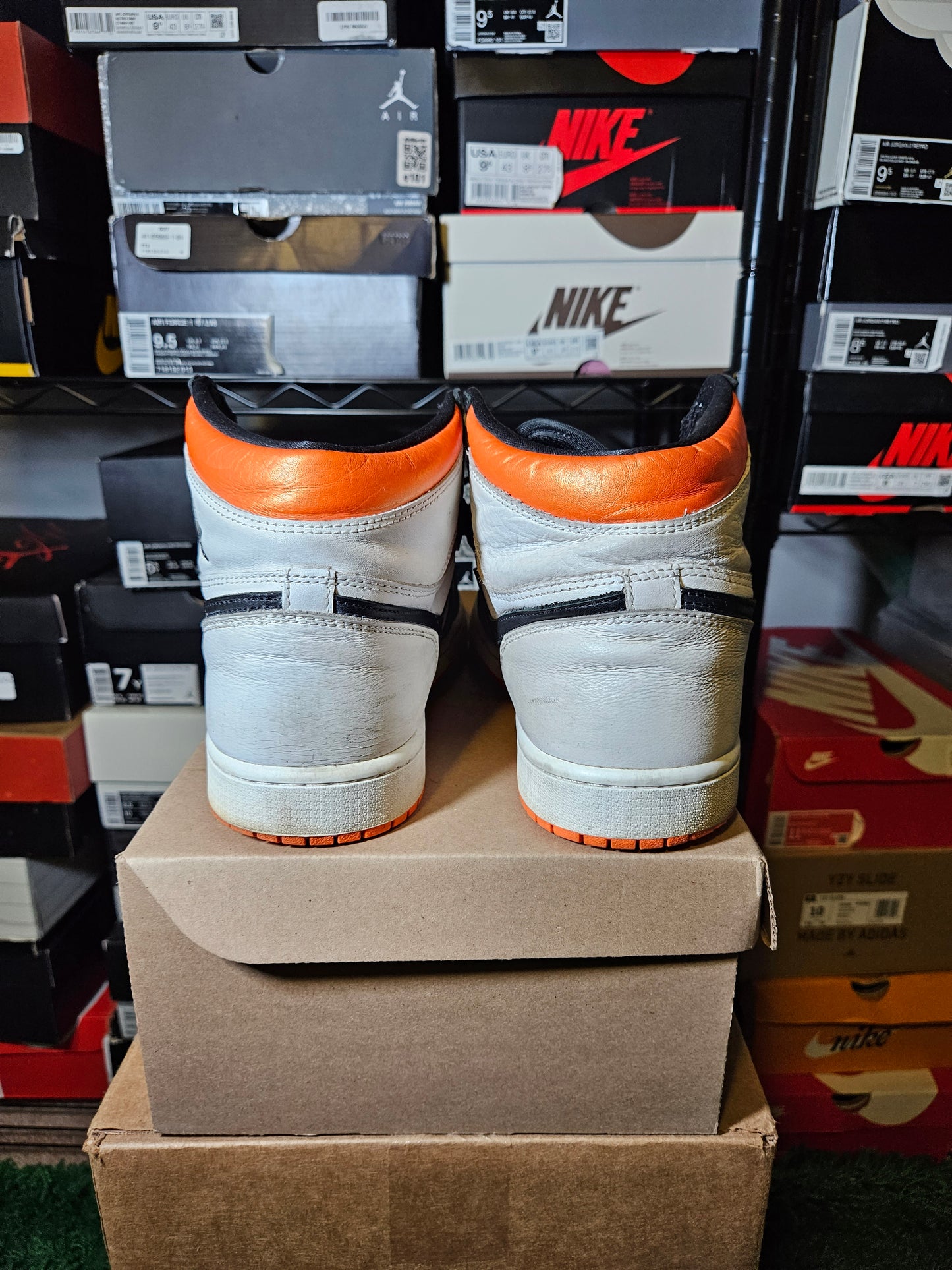 Size 10.5 - AJ 1 Retro High Electro Orange