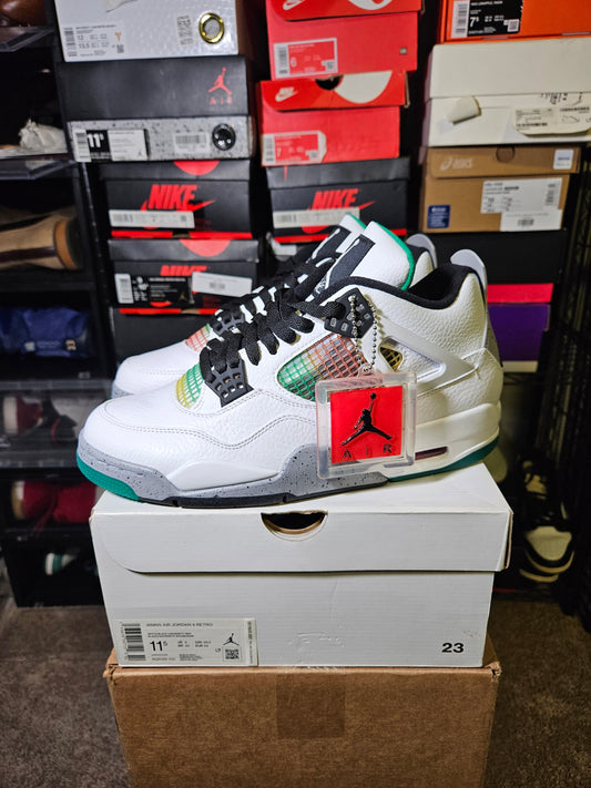 Size 11.5W/10M - AJ 4 Retro Rasta