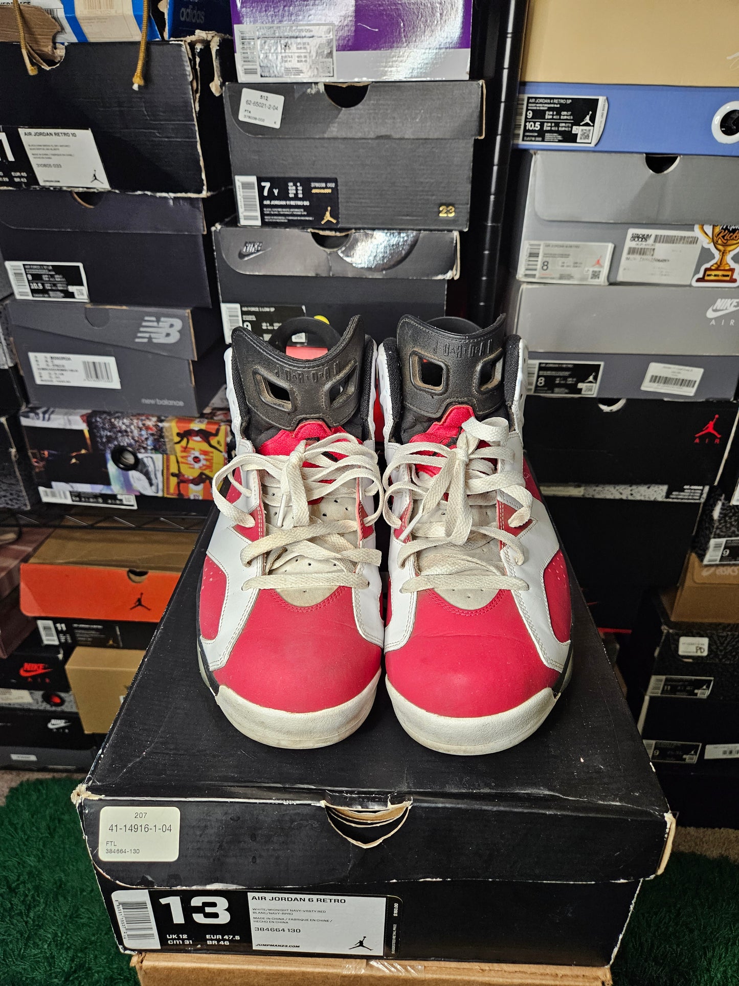 Size 13 - AJ 6 Retro 2014 Carmine