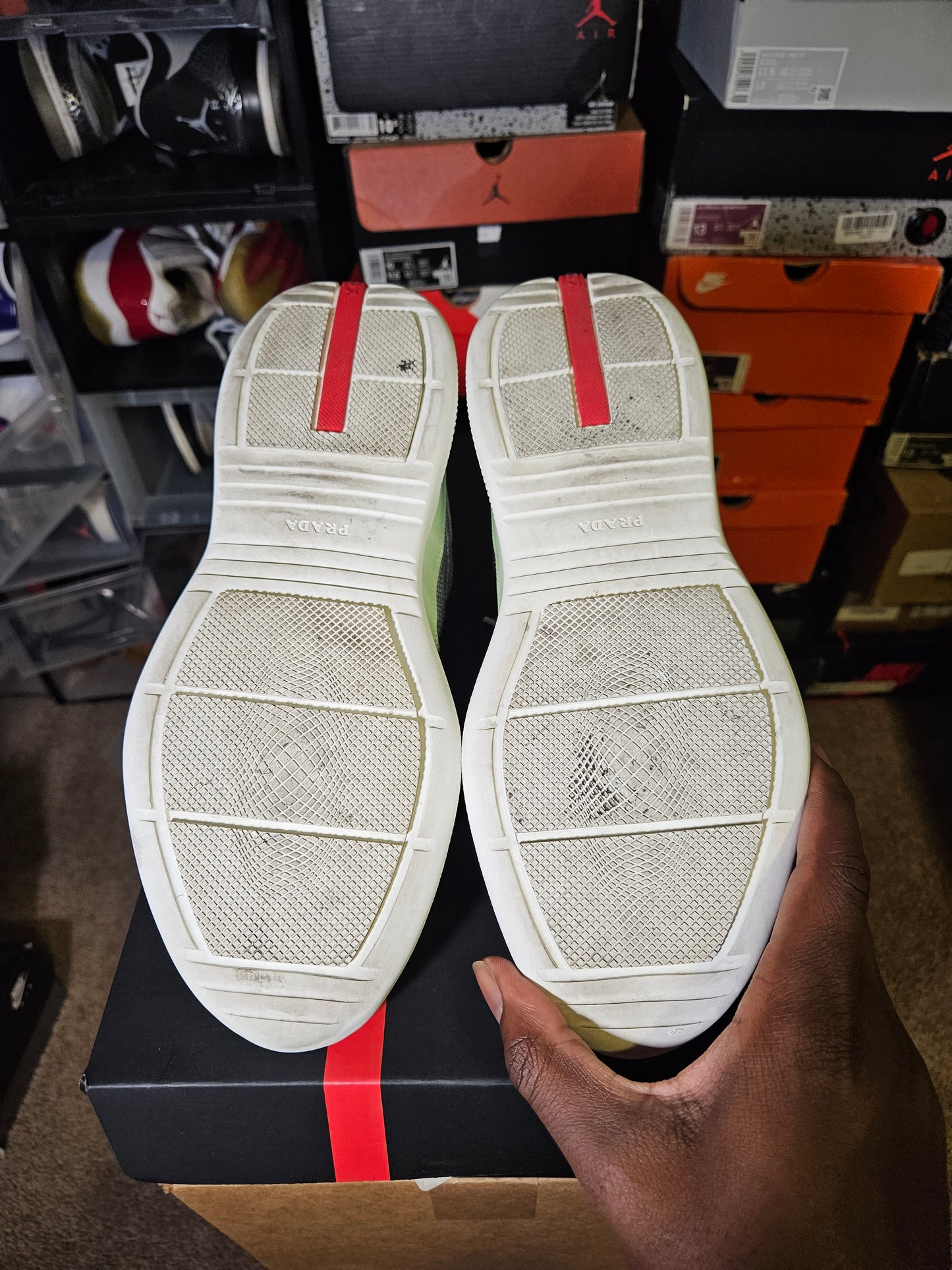 Size 8UK/9US - Prada America's Cup Green