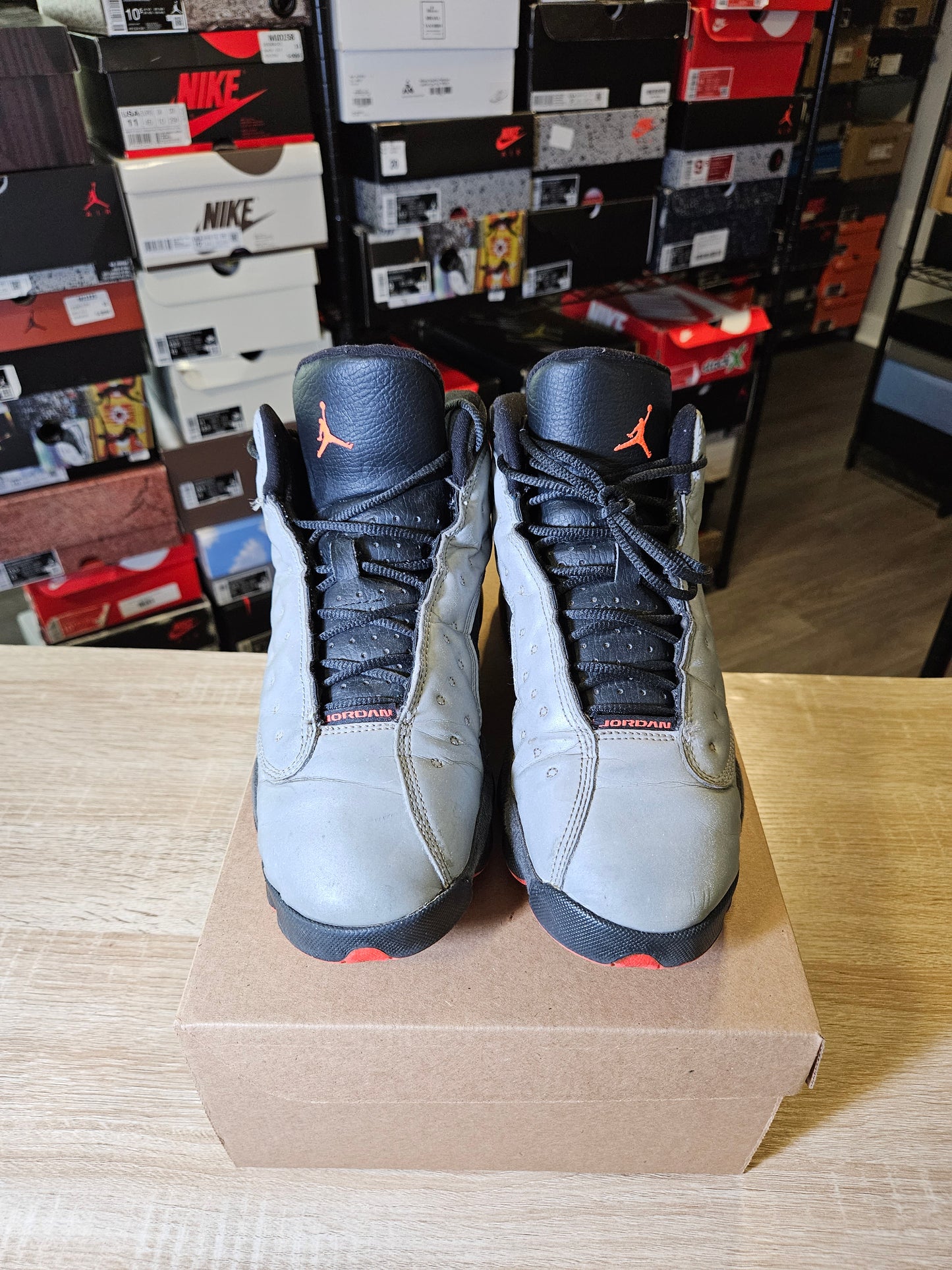 Size 7 (GS) - AJ 13 Retro Premium Mid Reflective Silver