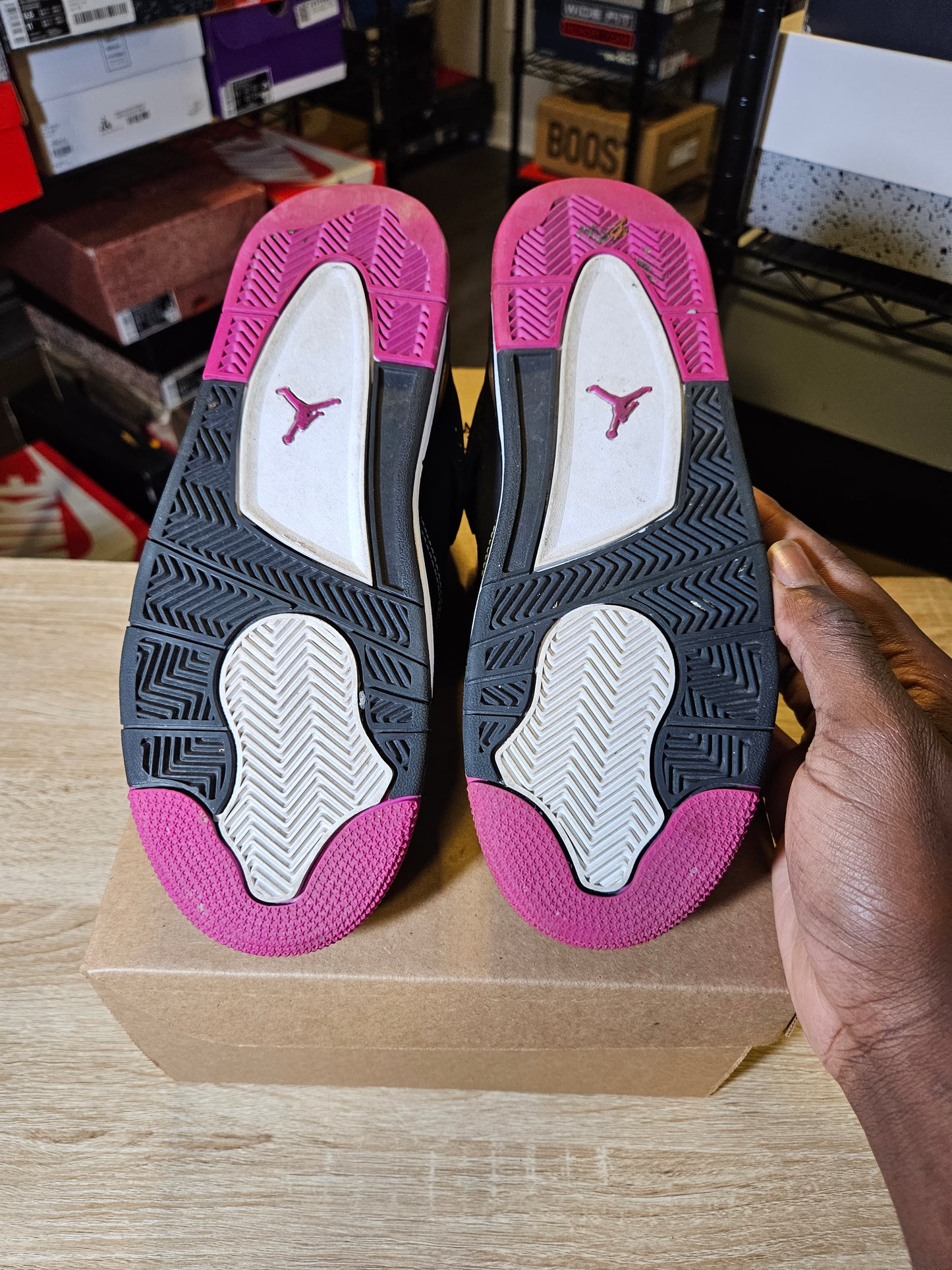 Size 6.5 - AJ 4 Retro Fuschia
